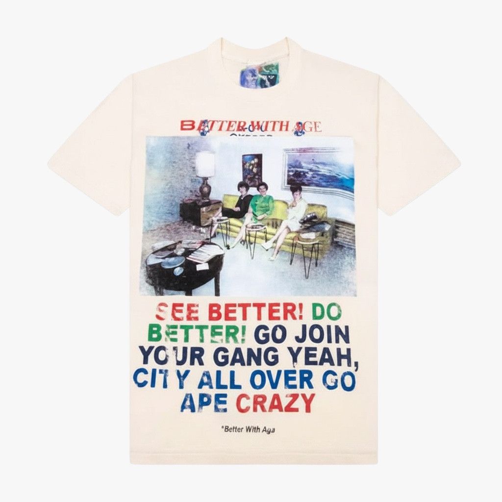 Better With Age Better With Age 'Gibberish' White Tee Size US XXL / EU 58 / 5 - 1 Preview