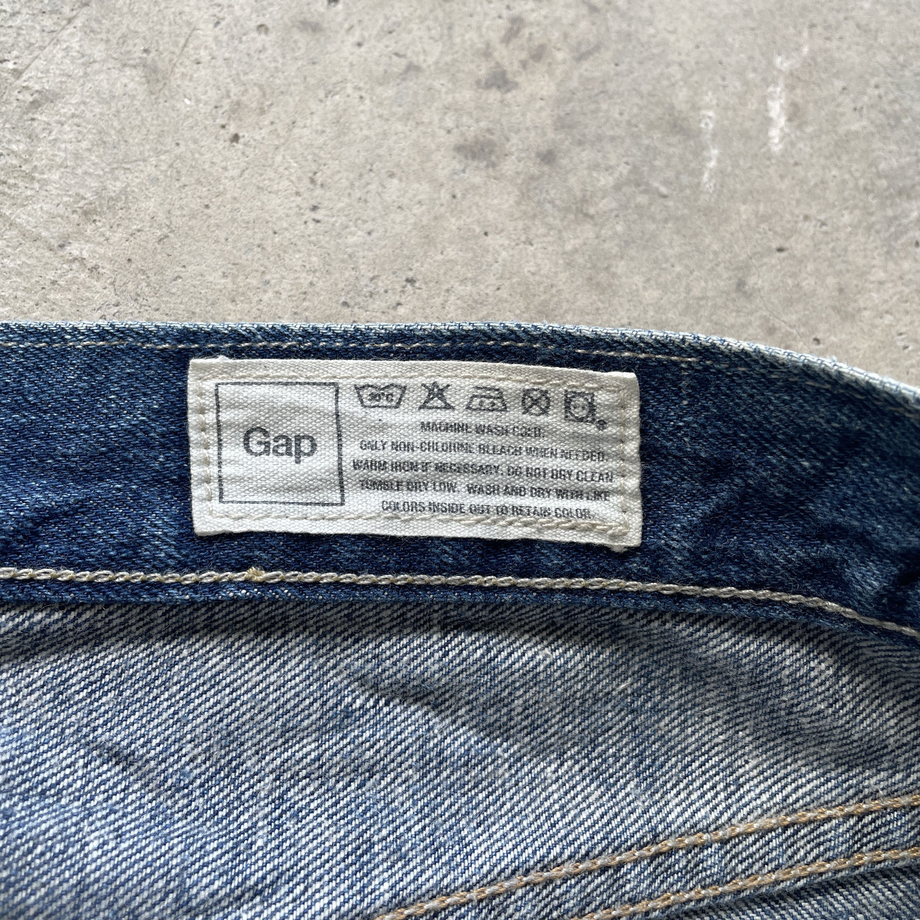 Gap × Jean W32 VINTAGE GAP JEANS STRAIGHT SLIM FIT FADED DENIM PANTS Size US 32 / EU 48 - 8 Thumbnail
