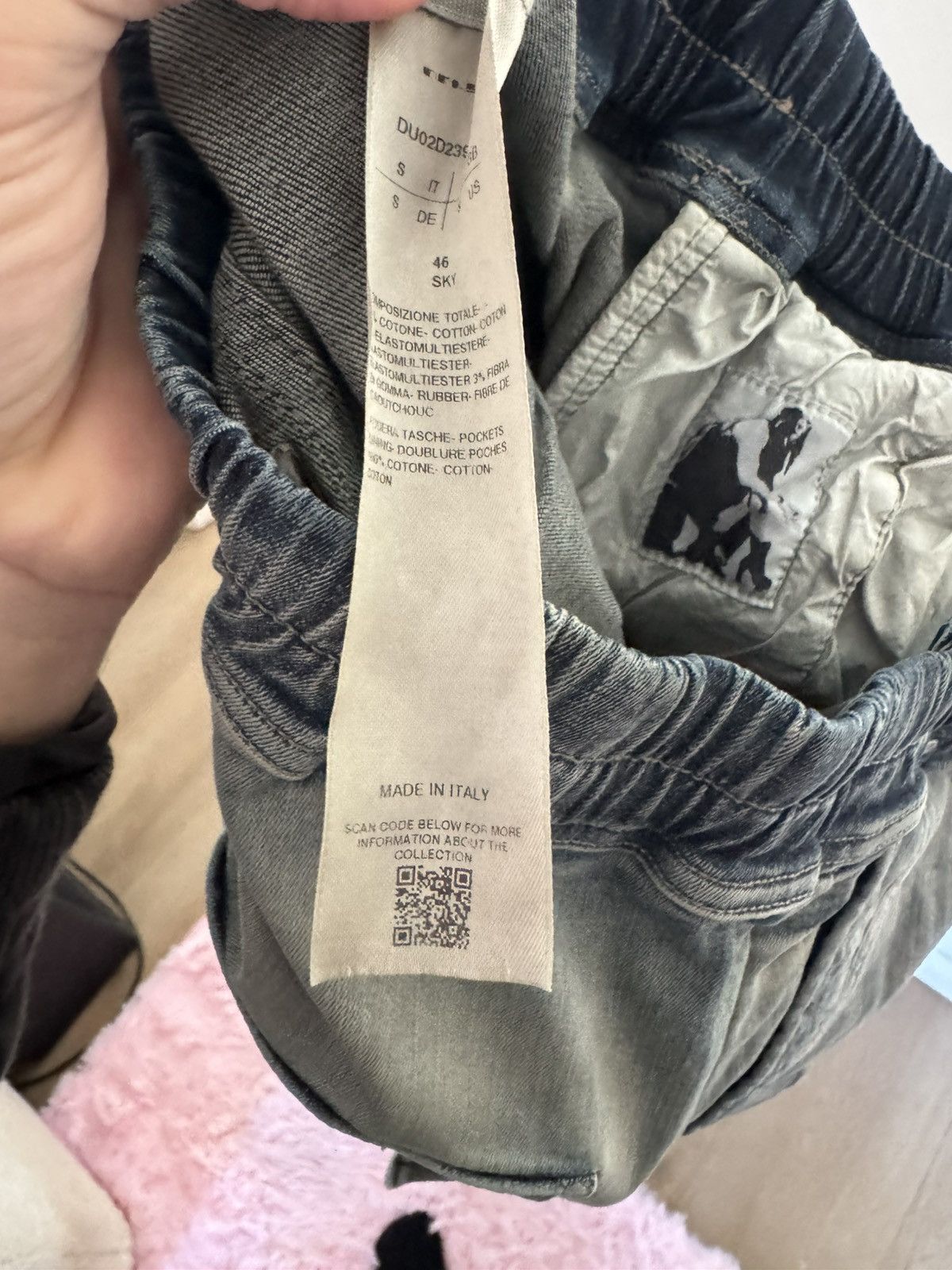 Rick Owens Sky Denim Cargobelas Size US 30 / EU 46 - 6 Thumbnail