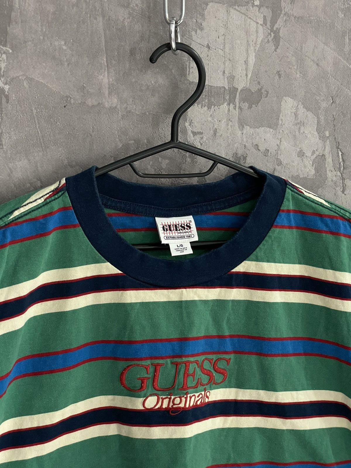 Guess Guess Y2K Glam Big Logo Avant Garde Cropped T shirt Size L / US 10 / IT 46 - 7 Thumbnail