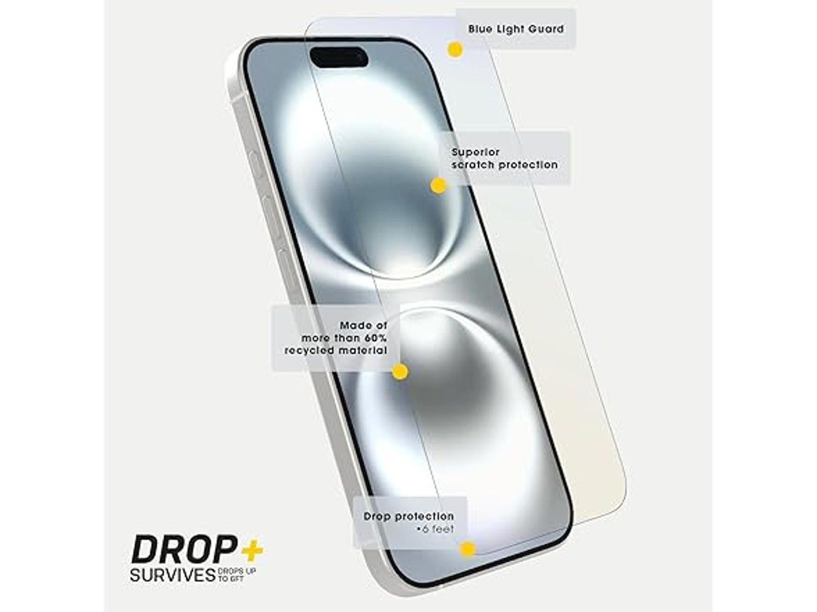 Other OtterBox iPhone 16 Pro - Premium Pro Glass Blue Light Guard Size ONE SIZE - 1 Thumbnail