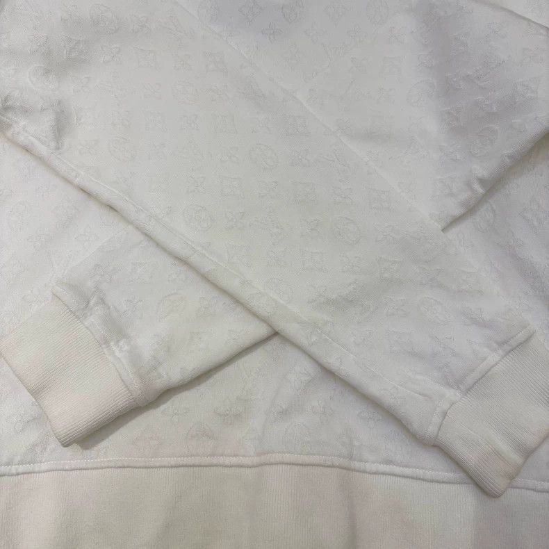 Louis Vuitton Louis Vuitton White dark stripe logo shoulder zipper sweat Size US XS / EU 42 / 0 - 6 Thumbnail