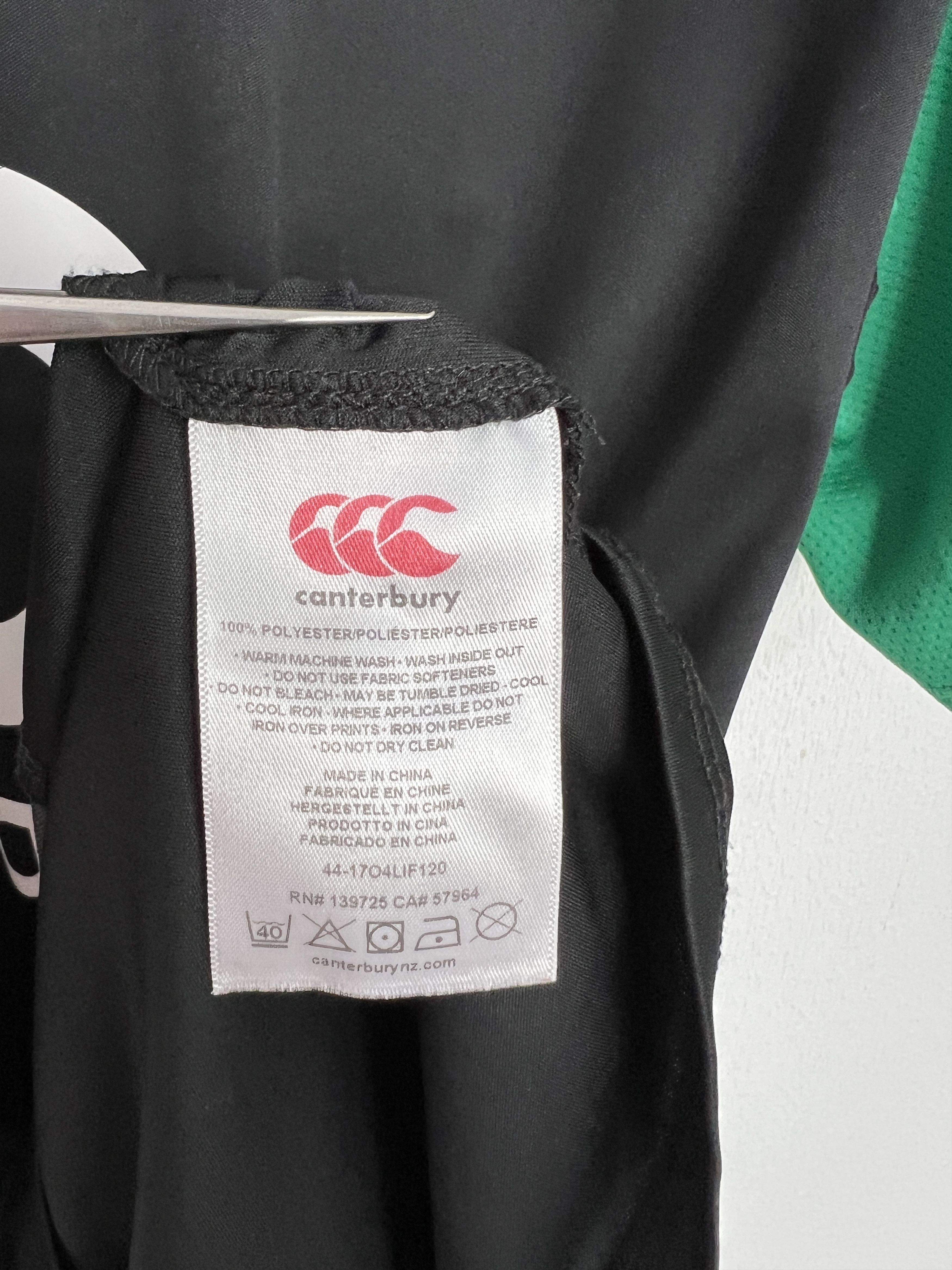 Vintage Ireland Canterbury Rugby Union Jersey Mens Black Shirt Size US XXL / EU 58 / 5 - 10 Thumbnail