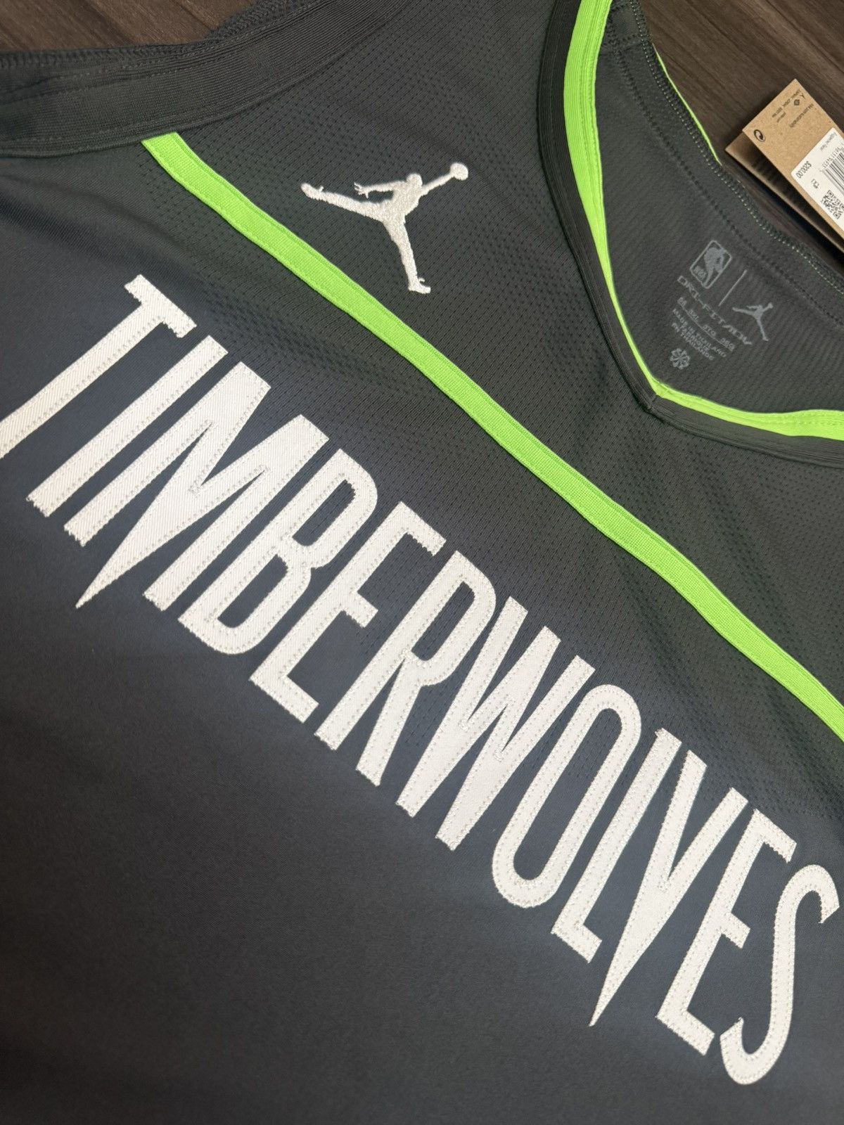 Jordan Brand × Nike 3XL Minnesota Timberwolves NBA Statement Edition Jersey Size US XXL / EU 58 / 5 - 3 Thumbnail