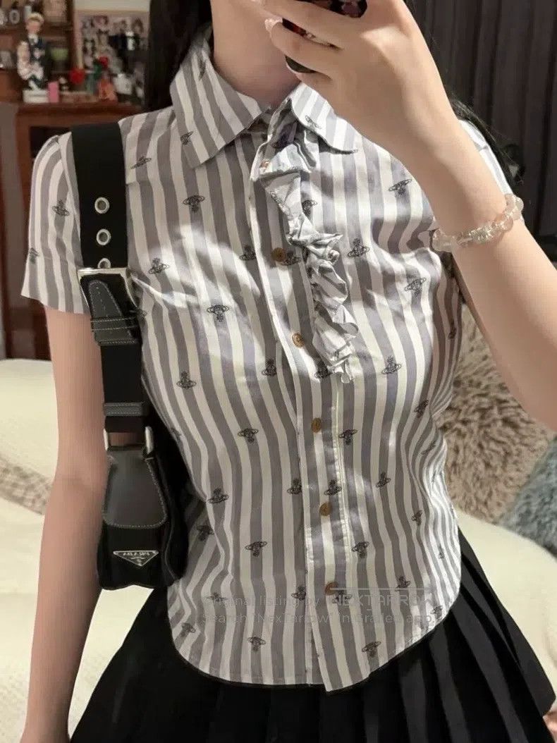 Vivienne Westwood Vivienne Westwood Vintage short-sleeve shirt Size S / US 4 / IT 40 - 2 Thumbnail