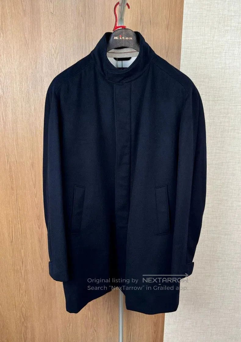 Loro Piana Loro Piana Navy Cashmere Coat. Size US M / EU 48-50 / 2 - 2 Thumbnail