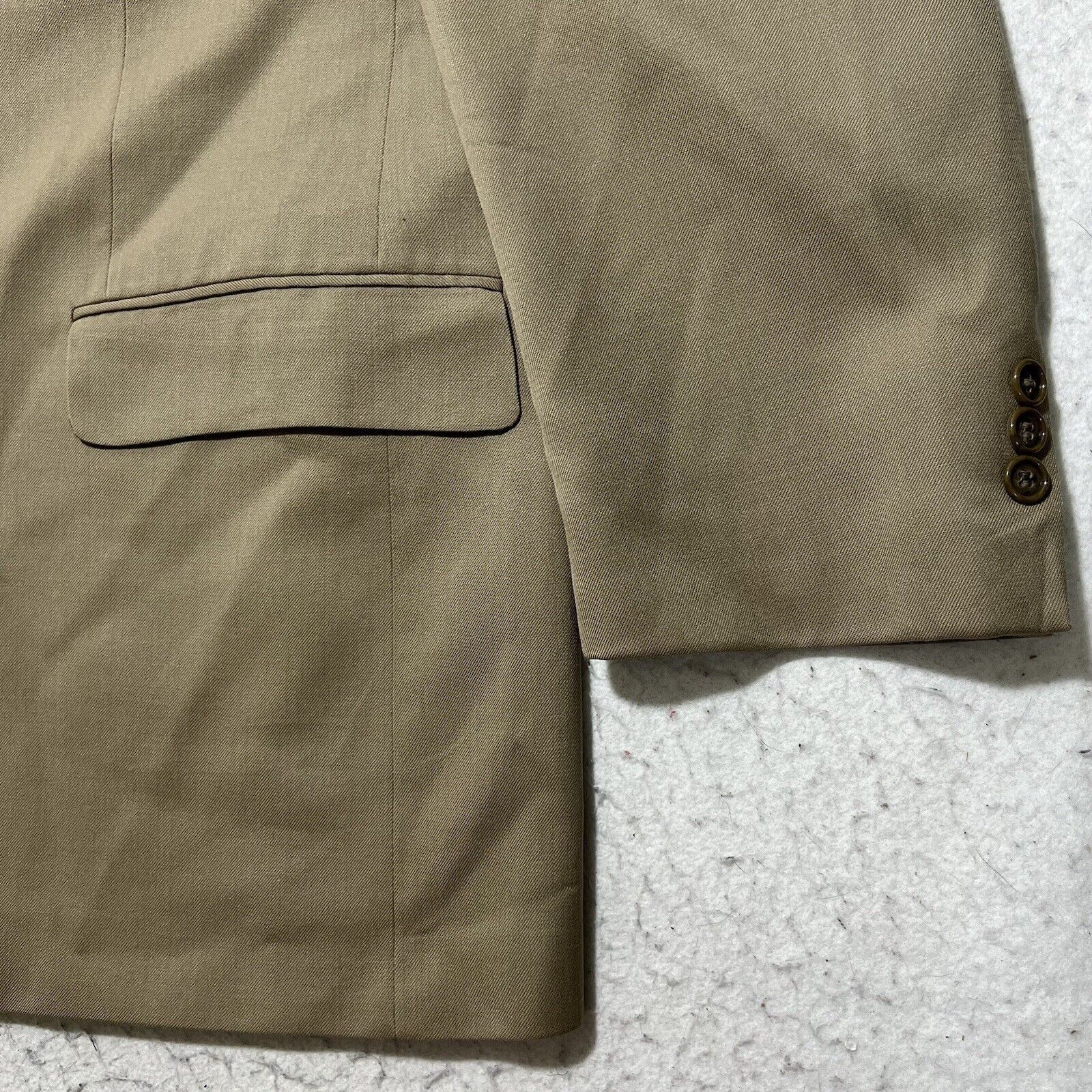 Joseph & Feiss Joseph & Feiss 50R Wool Suit Jacket Brown Beige Sport Coat Size 50R - 5 Thumbnail