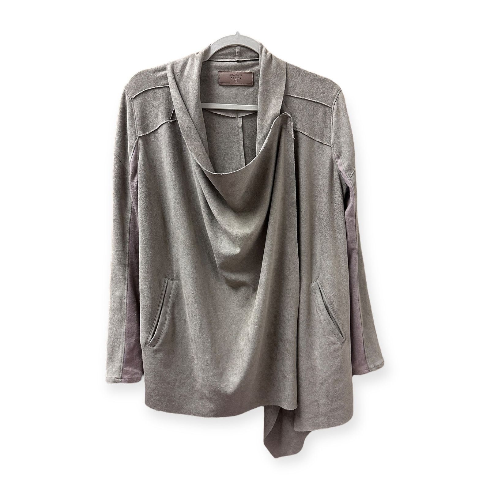 BLANKNYC BLANKNYC Cloud Nine Drape Jacket in Brown Size S / US 4 / IT 40 - 6 Thumbnail