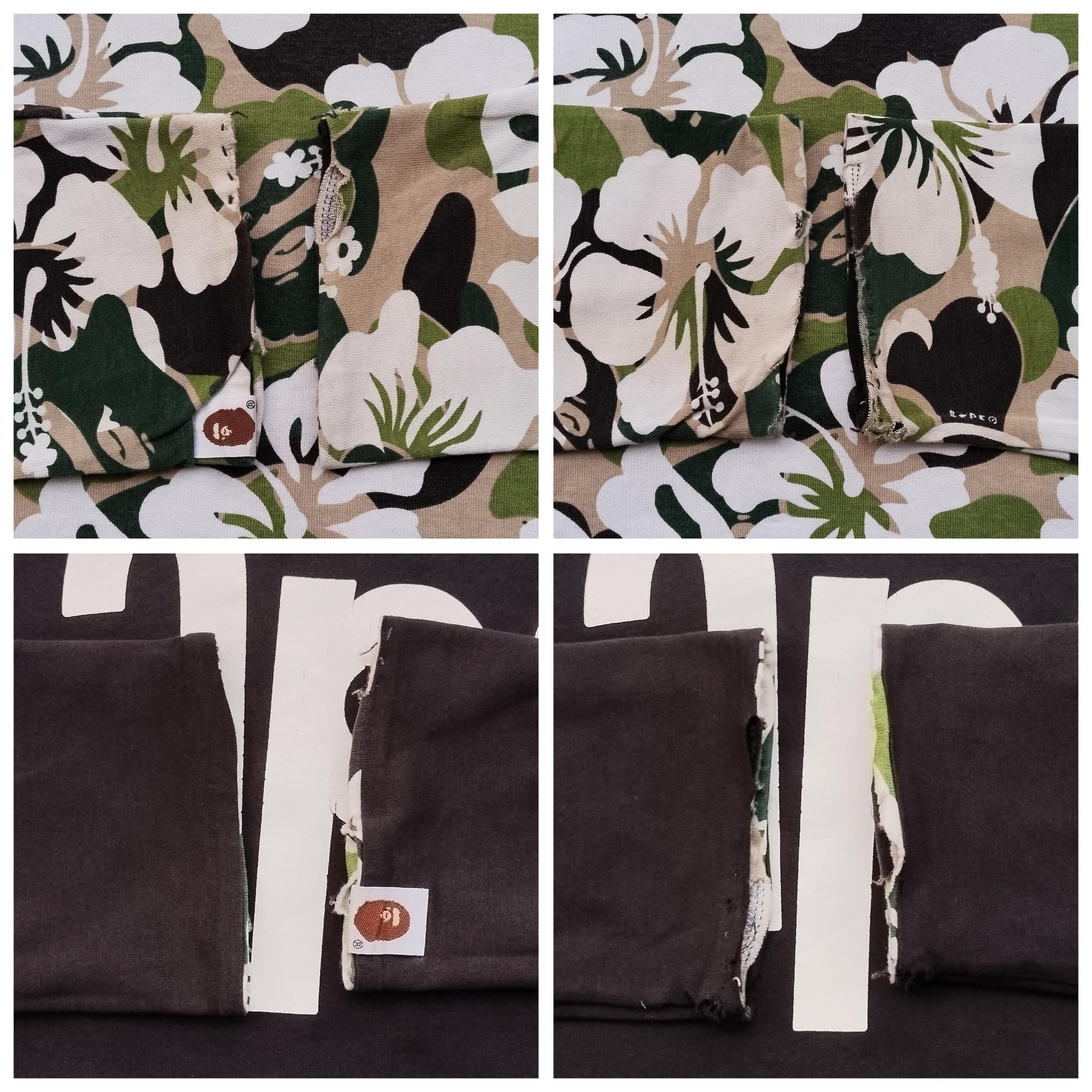 Bape Aloha Camo Reversible L/S Tee (2008) Size US M / EU 48-50 / 2 - 5 Thumbnail