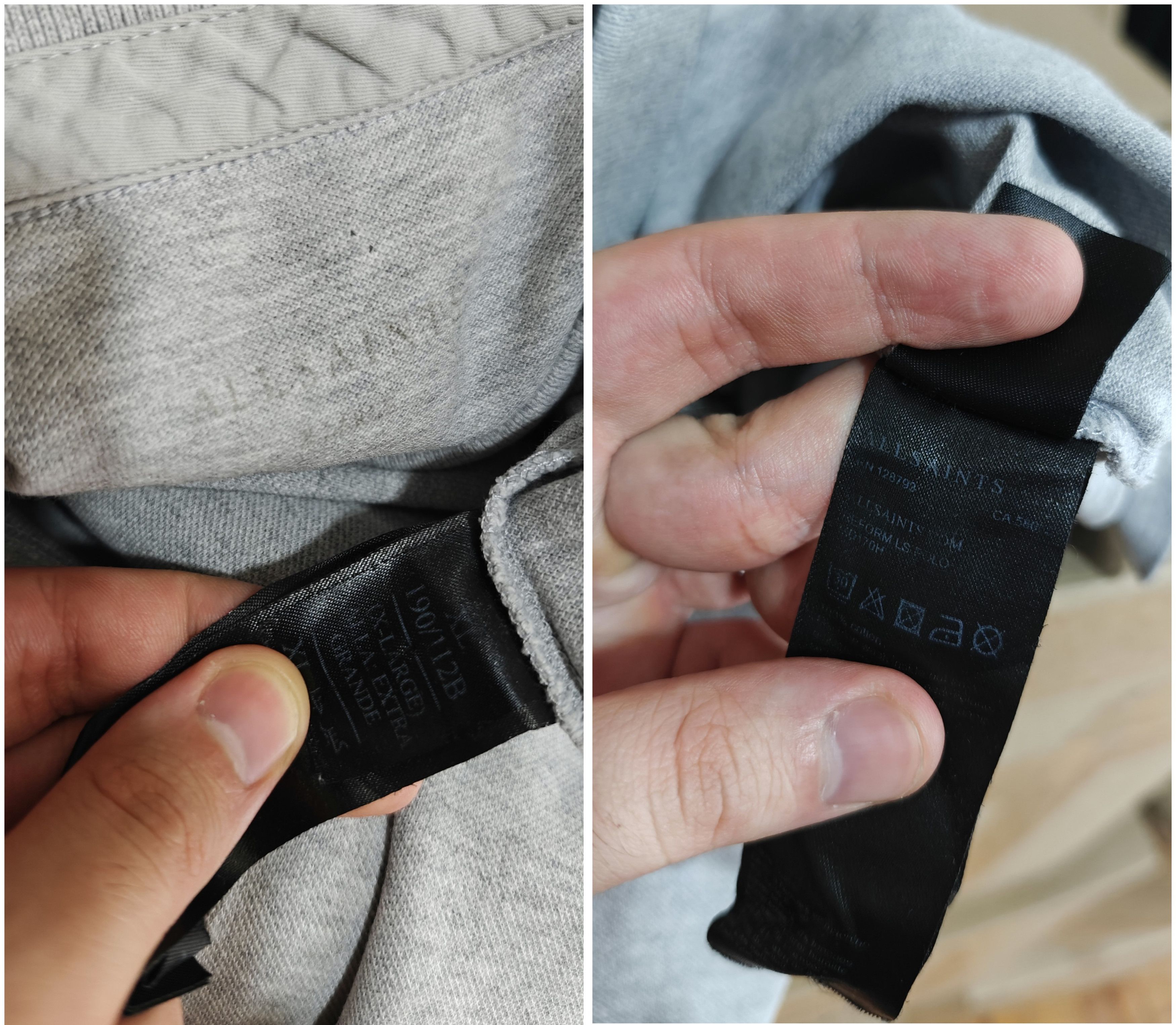 Allsaints Allsaints Longsleeve Reform LS Polo Pullover Gray XL Size US XL / EU 56 / 4 - 8 Thumbnail