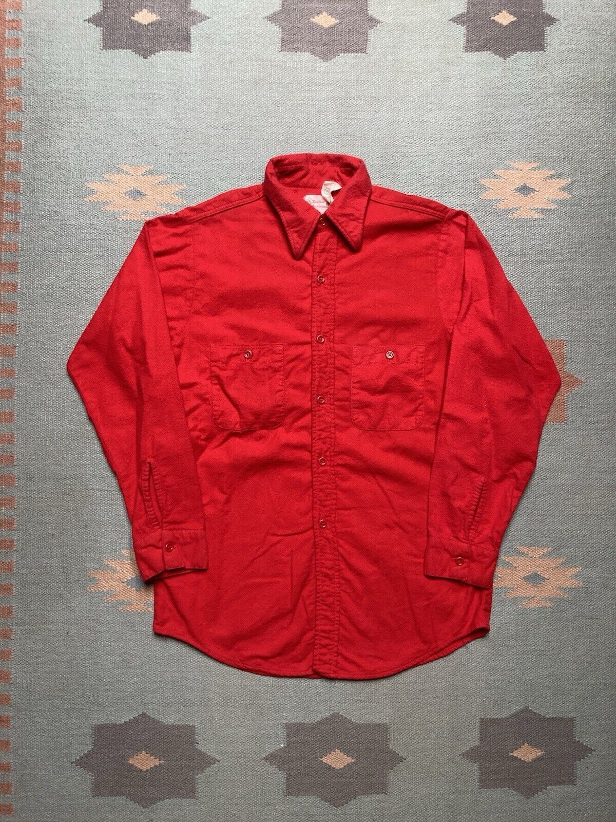 FiveBrother × Vintage 60s five brother chamois work shirt brushed cotton flannel M Size US M / EU 48-50 / 2 - 1 Thumbnail