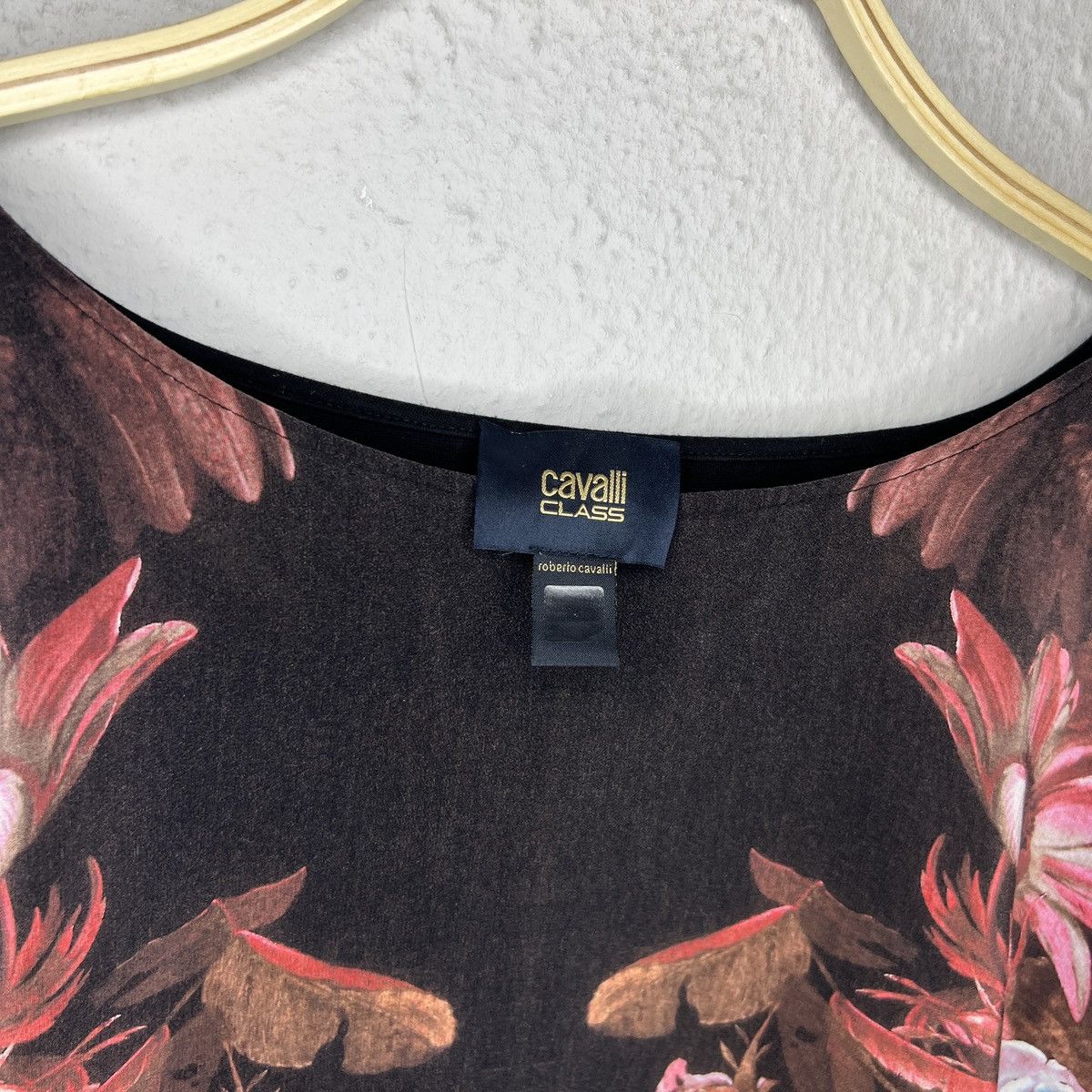 Just Cavalli Roberto Cavalli Blouse Top Floral Print Long Sleeve Mesh Top Size M / US 6-8 / IT 42-44 - 6 Thumbnail