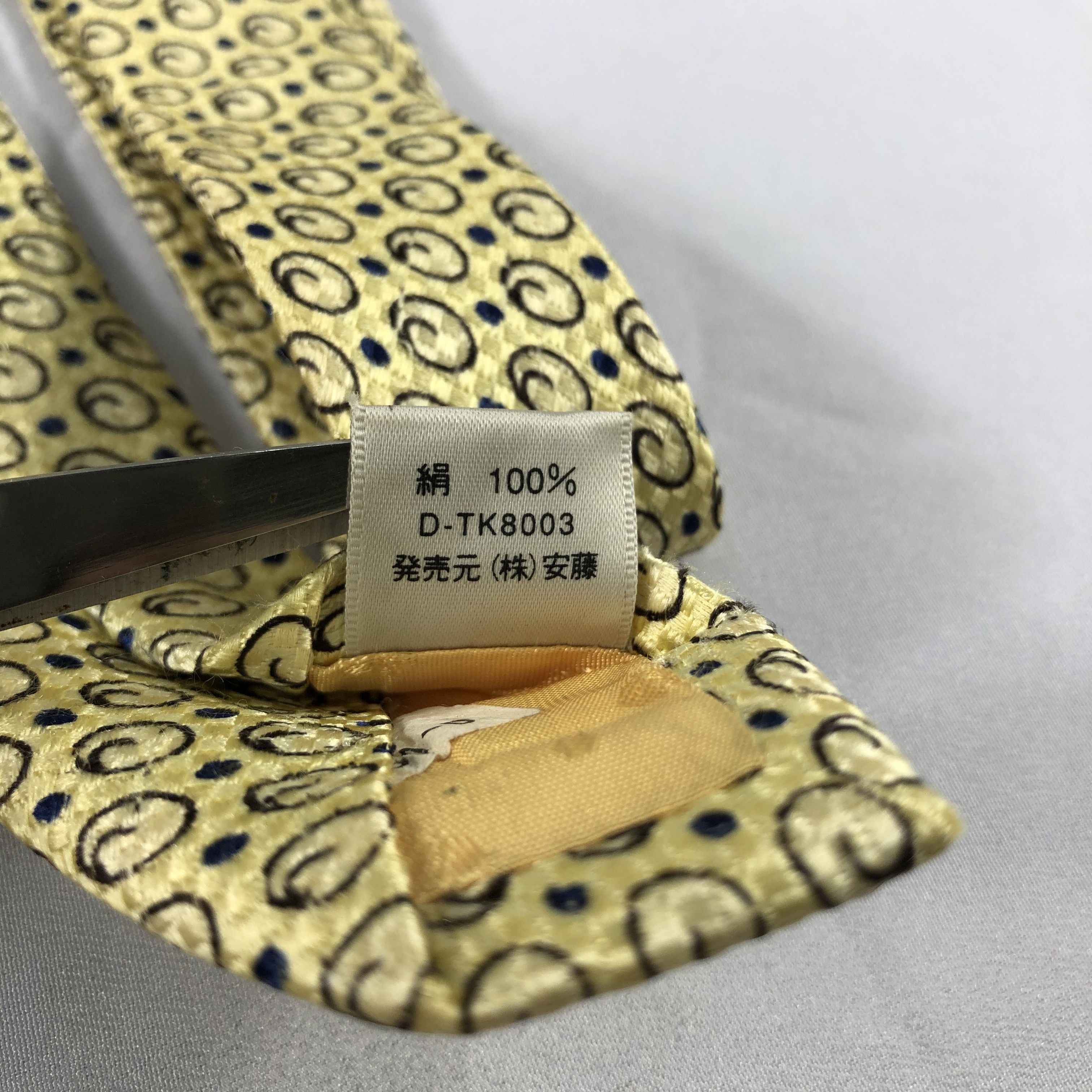 Japanese Brand × Takeo Kikuchi × Vintage Takeo Kikuchi Silk Neck Ties T107 Size ONE SIZE - 5 Thumbnail