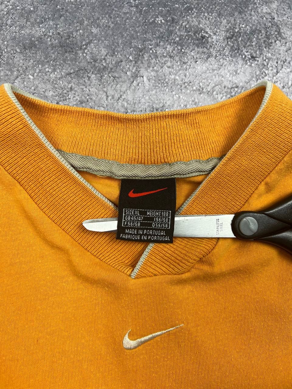 Nike Nike Tee Vintage 90s Nike Central Logo Swoosh T-shirt Y2k Size US XL / EU 56 / 4 - 8 Thumbnail