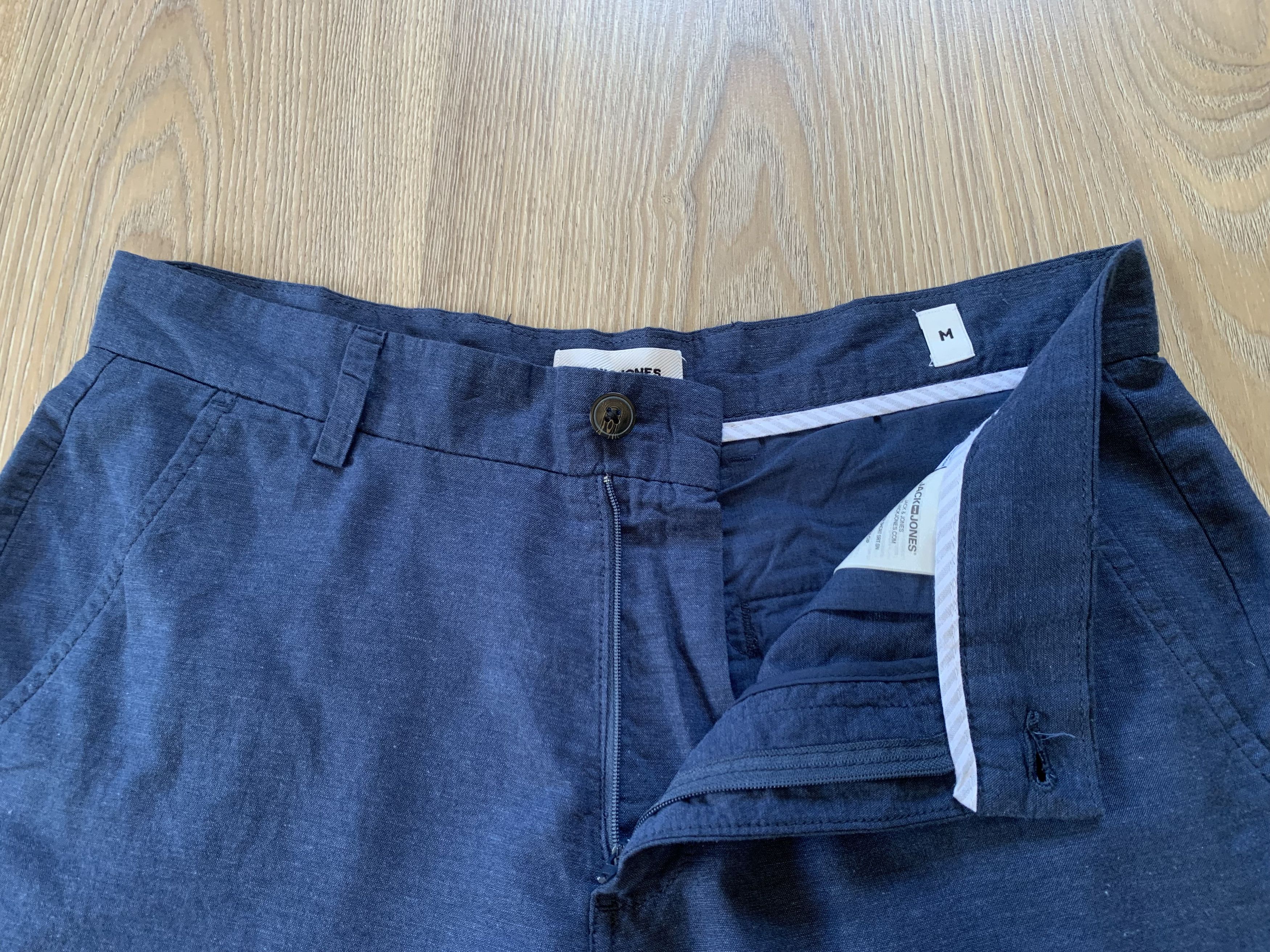 Jack & Jones Jack & Jones Mens Cotton Blue Summer Shorts Size US 32 / EU 48 - 6 Thumbnail