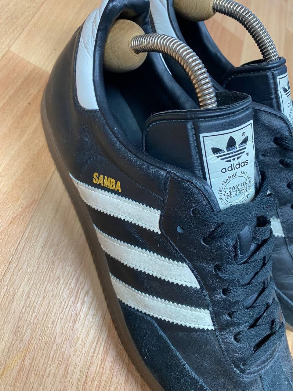 Adidas adidas Originals SAMBA LEATHER Core Black Footwear SIZE US12 Size US 12 / EU 45 - 12 Thumbnail