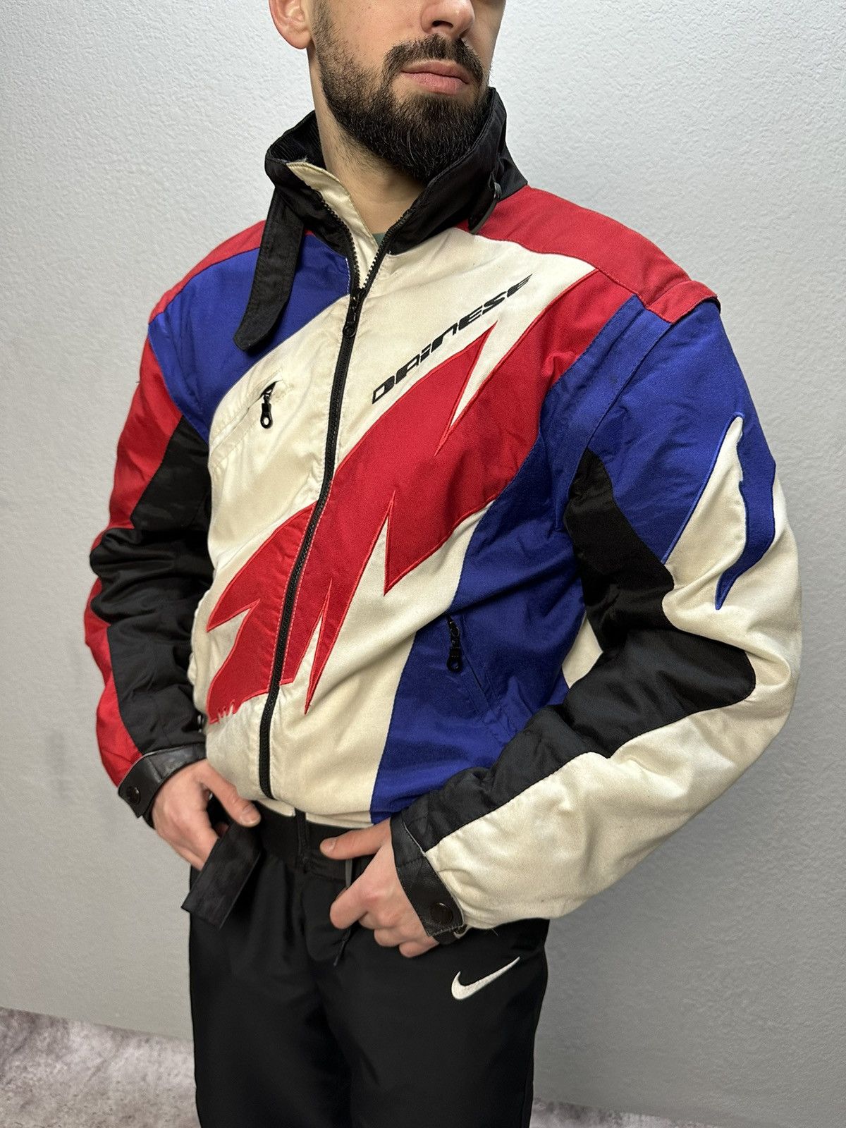 image of Vintage Y2K Boxy Archive Dainese Jacket Racing Vest, Men's (Size Medium)