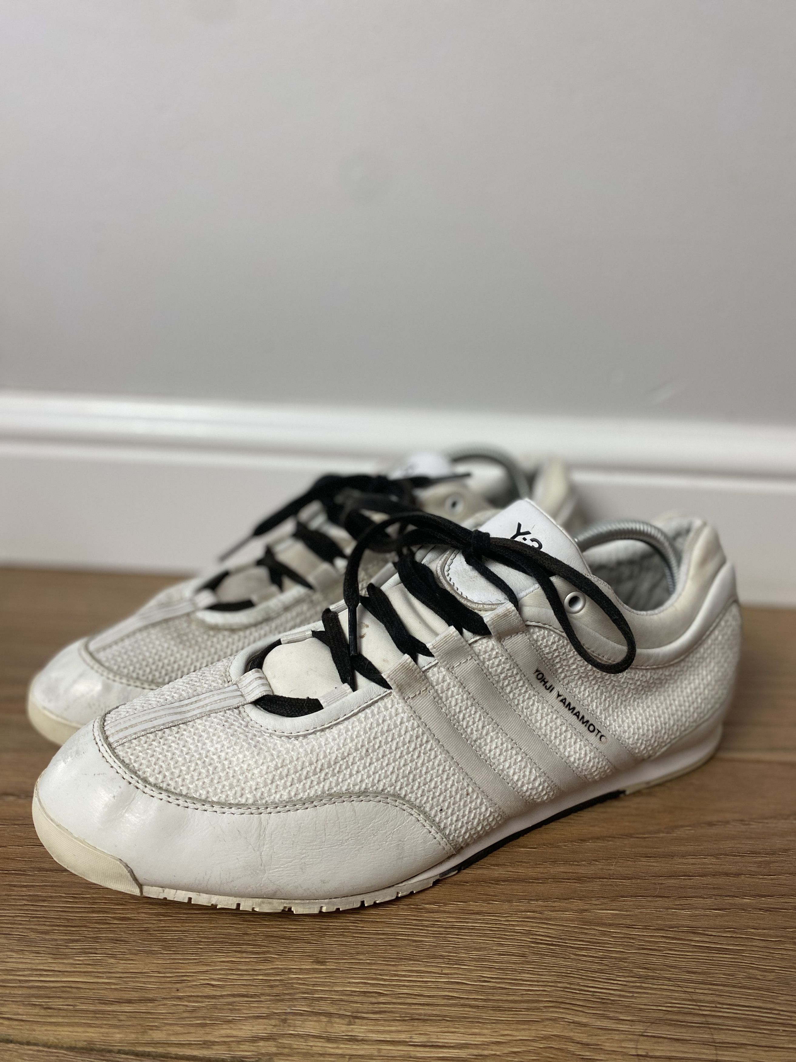 Adidas Y-3 Yohji Yamamoto Boxing Sneakers Shoes in White, Men's (Size 11.5)
