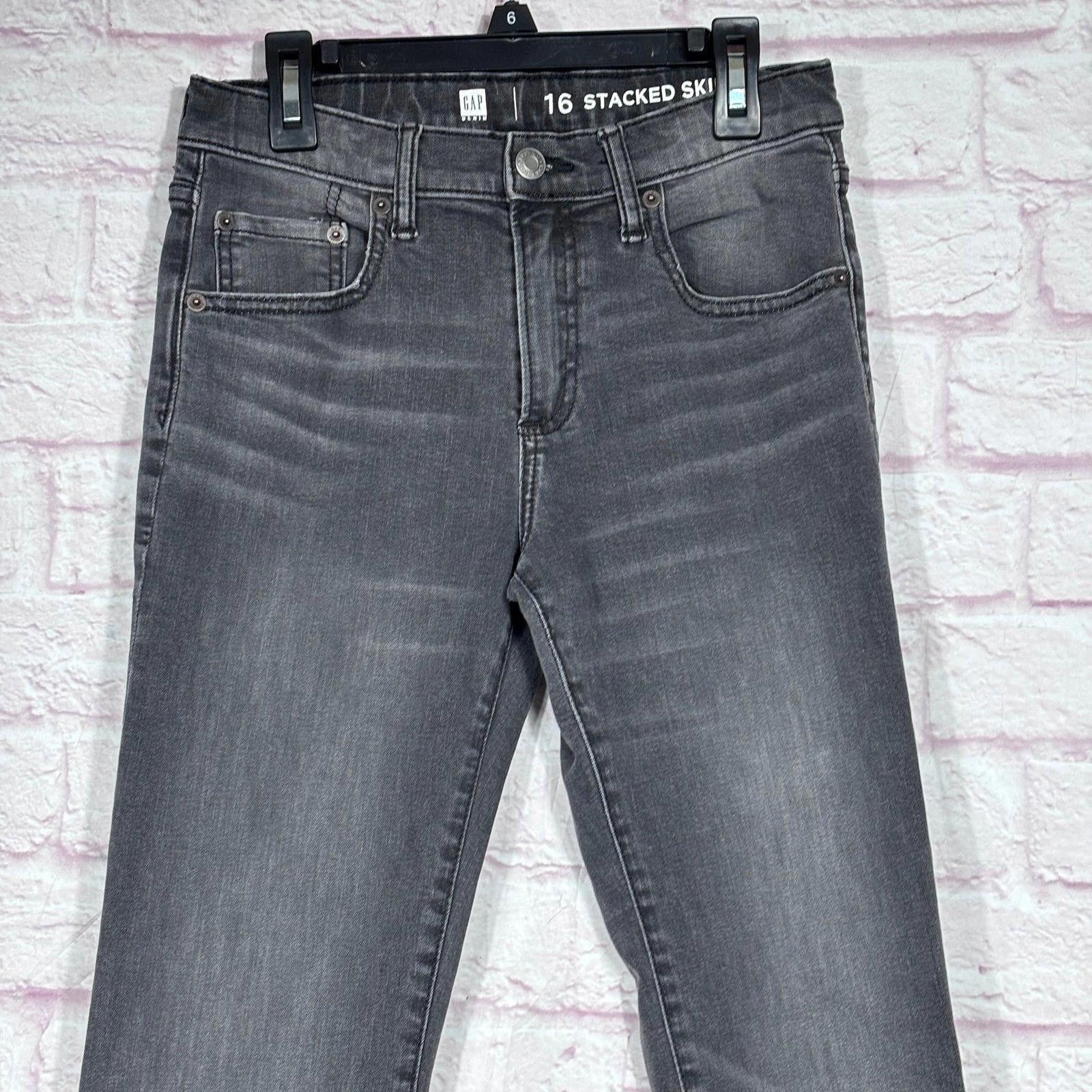 Gap Gap Denim Boys 16 Stacked Skinny Jeans Size US 26 / EU 42 - 2 Thumbnail