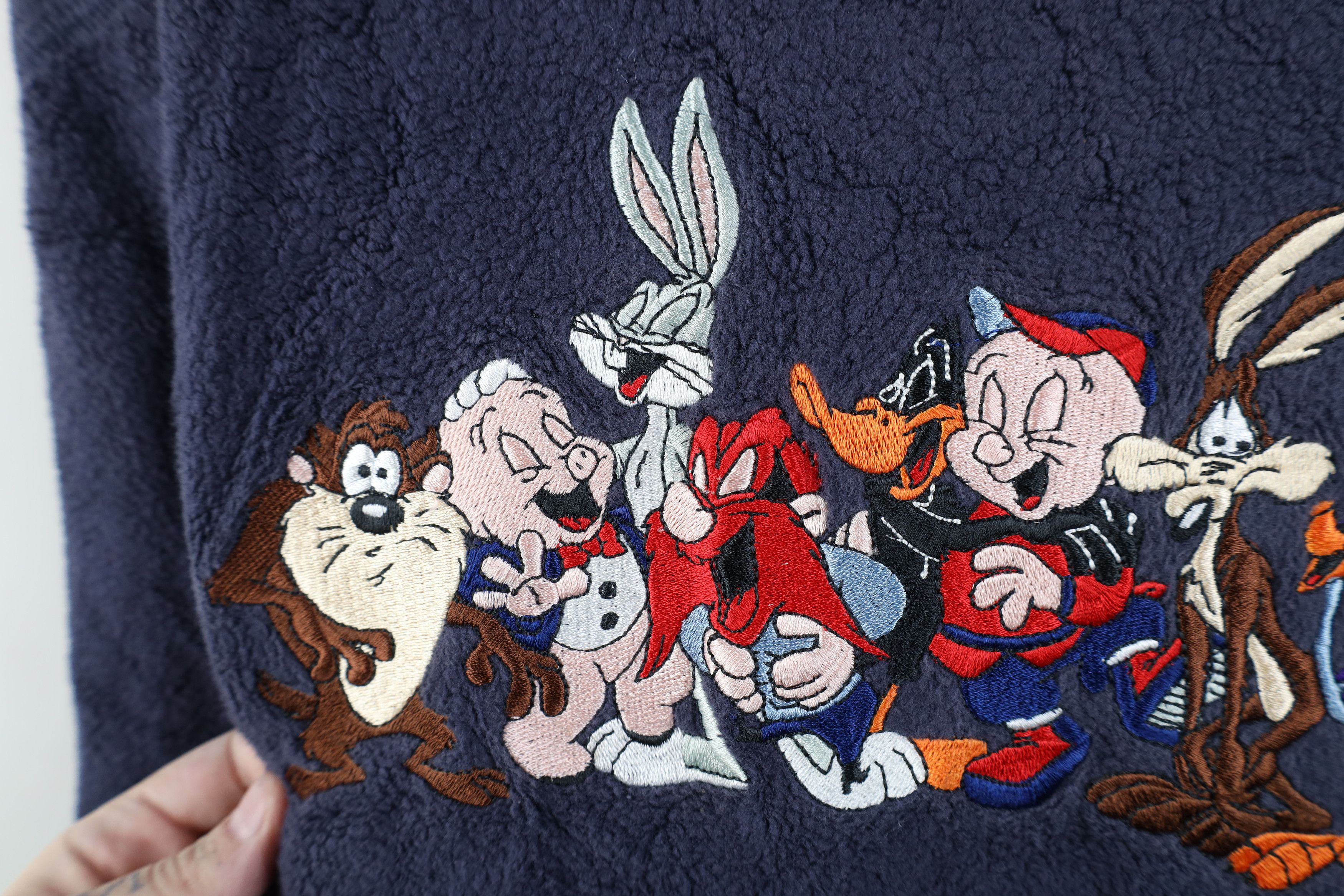 Vintage Vintage 90s Warner Bros Looney Tunes Cartoon Sweatshirt Size US XXL / EU 58 / 5 - 5 Thumbnail