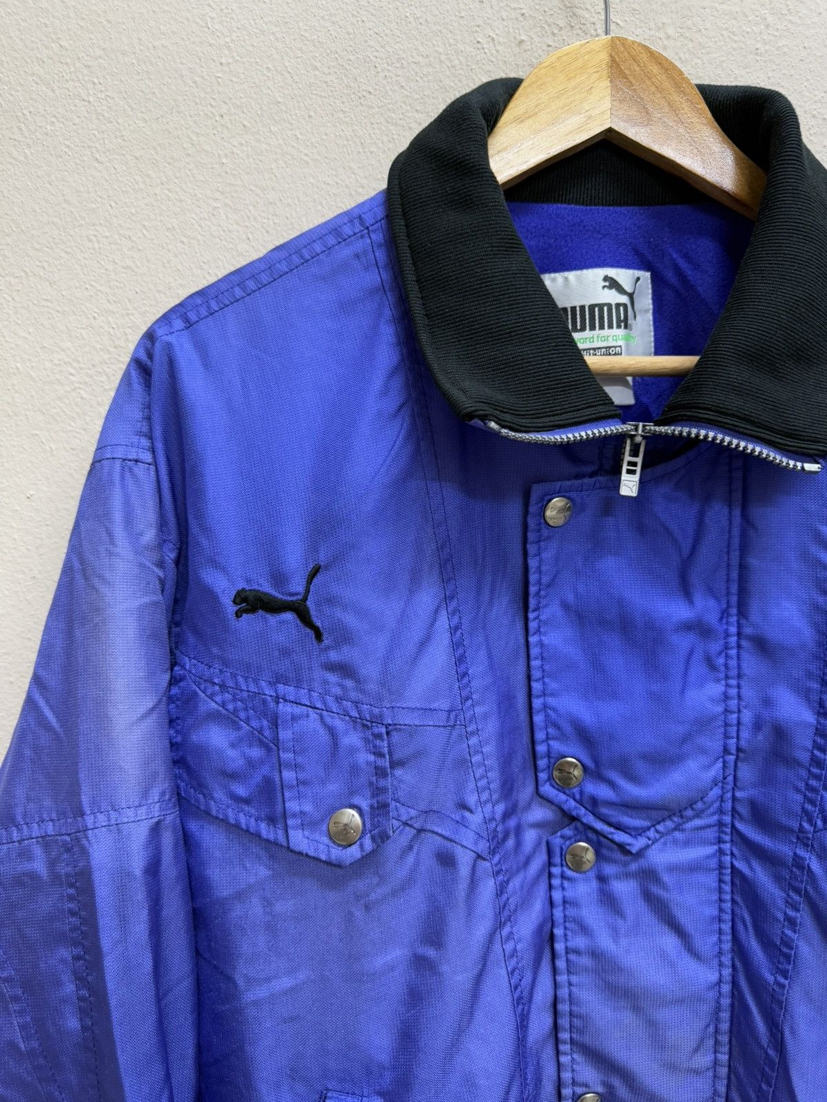 Puma × Vintage Vintage 90s Puma Nylon Bomber Jacket Size US M / EU 48-50 / 2 - 20 Thumbnail