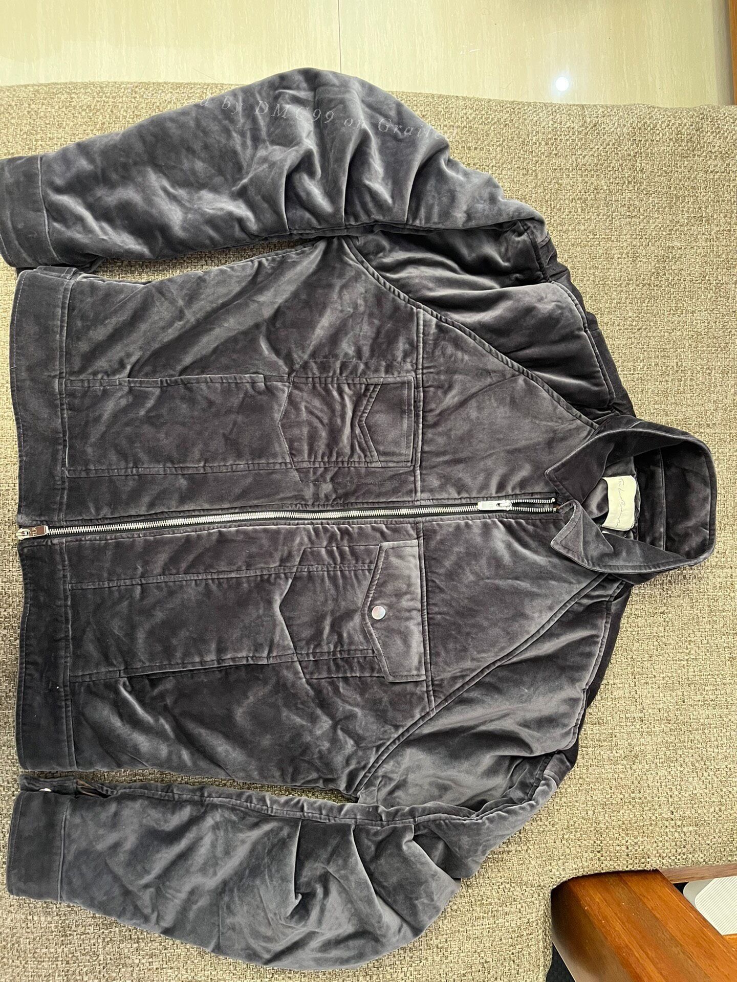 Redemption Limited Gray Velvet Jacket Size US S / EU 44-46 / 1 - 1 Thumbnail