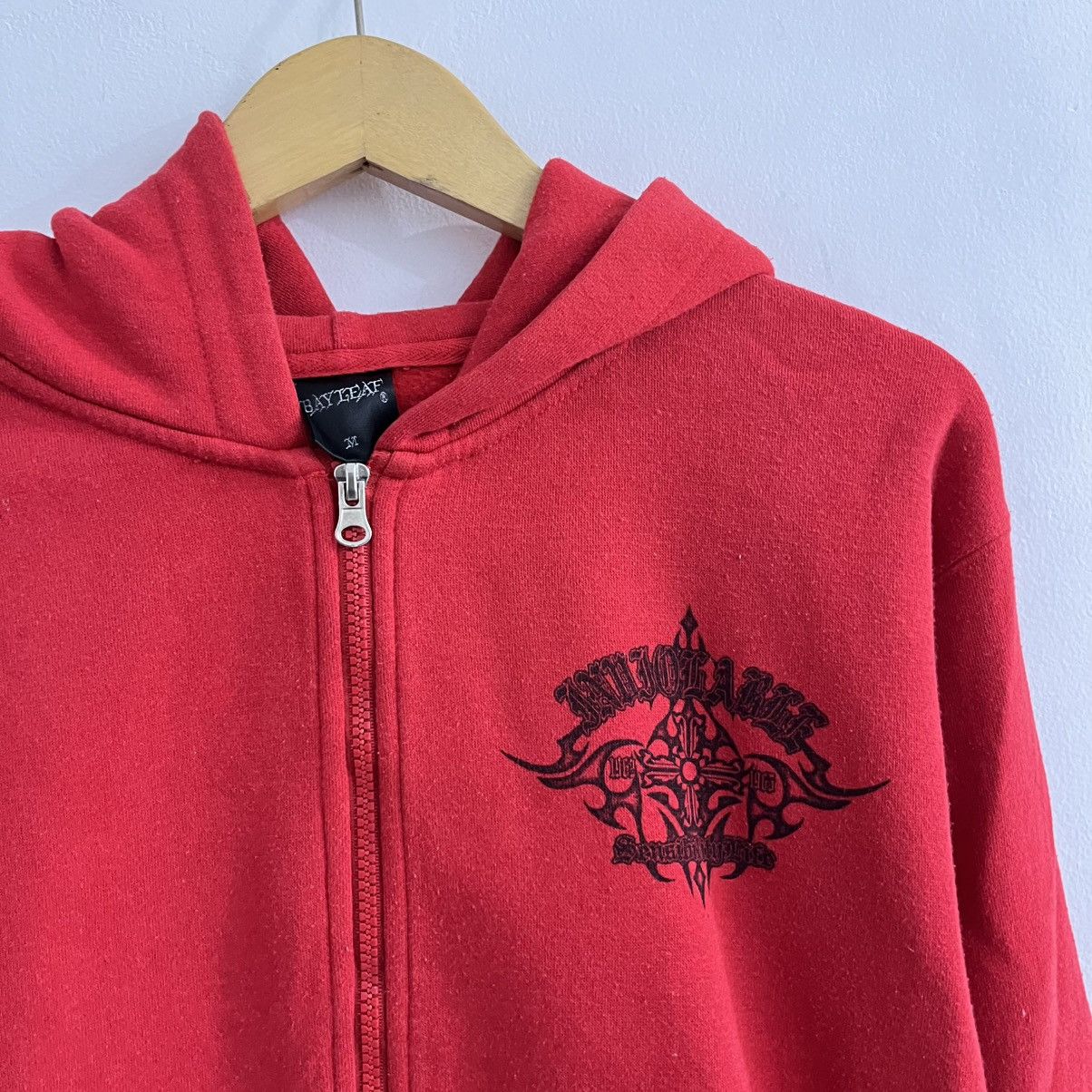Japanese Brand Bayleaf Y2K Zip Hoodie Grunge Style Size US M / EU 48-50 / 2 - 5 Thumbnail