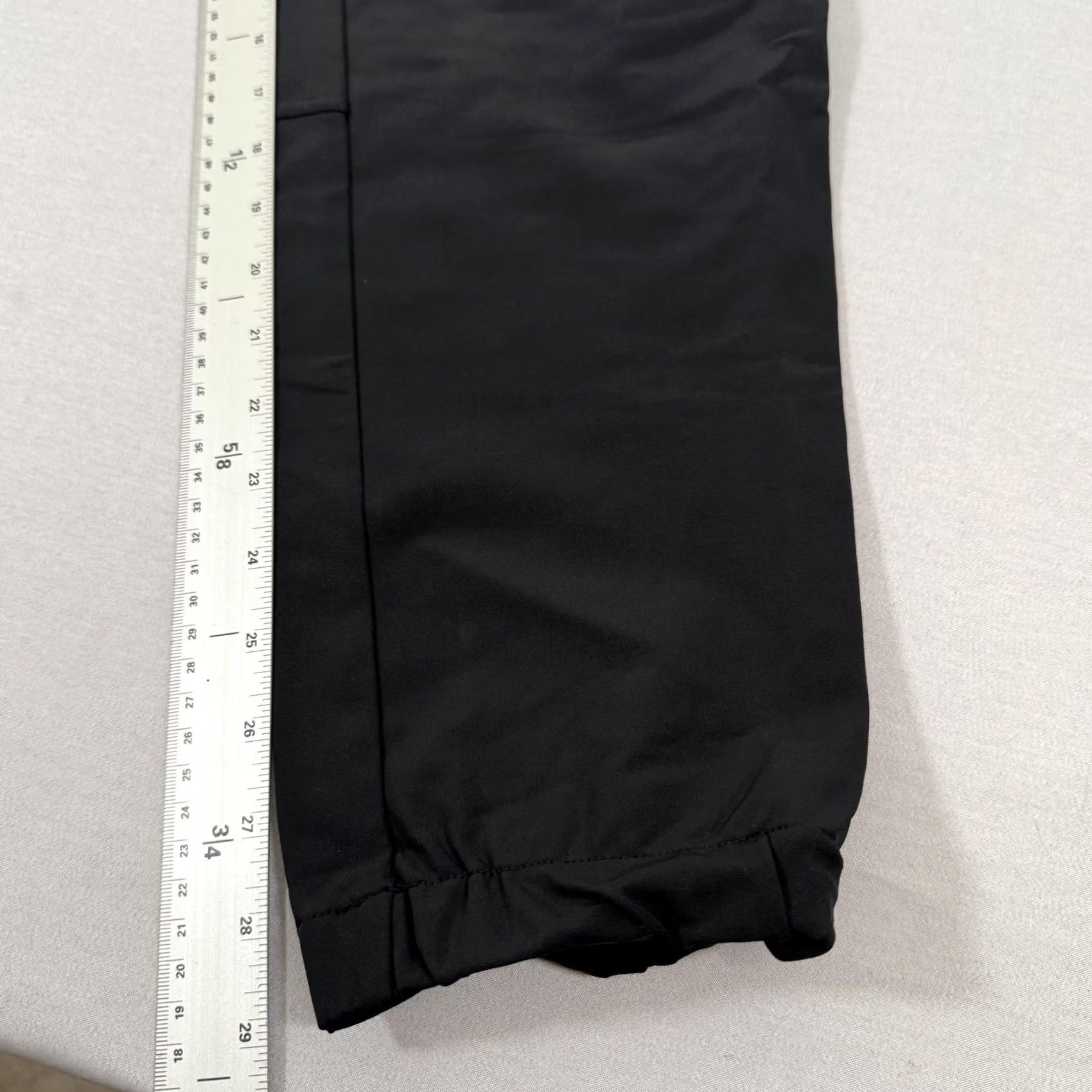 Vintage BYLT Pants Mens Medium Black Jogger Softshell Stretch Elastic Waist Zip Pockets Size US 31 - 5 Thumbnail