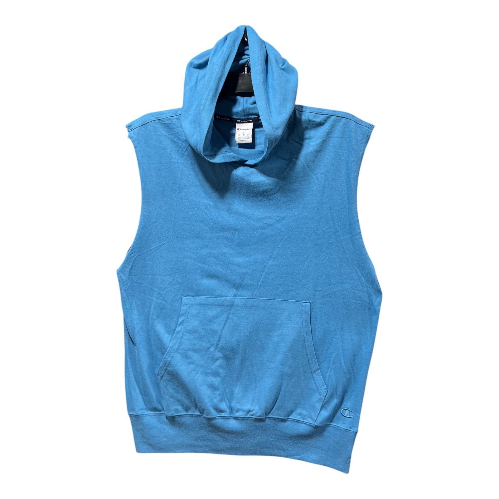 Champion Champion - Men's Sleeveless Hoodie - Light Blue - Small Size US S / EU 44-46 / 1 - 16 Thumbnail