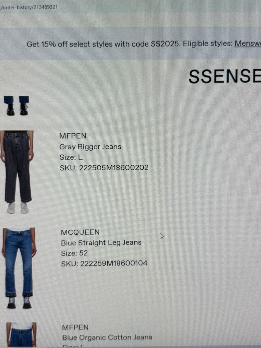 Alexander McQueen Alexander McQueen Blue Straight Leg Jeans Size US 36 / EU 52 - 9 Thumbnail