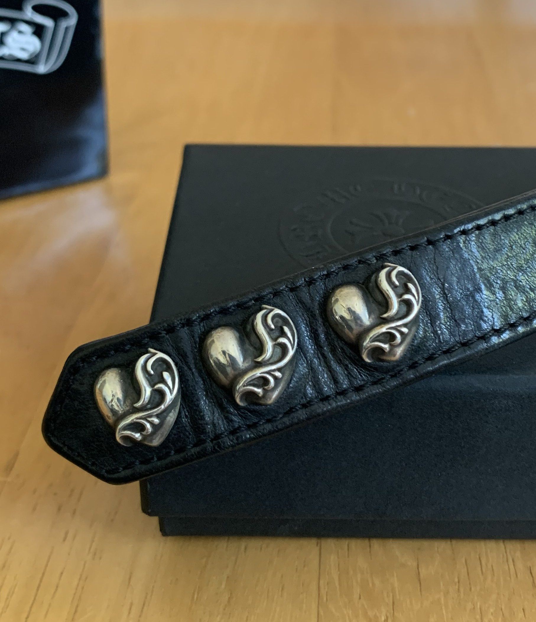 Chrome Hearts Chrome Hearts Adjustable Leather Silver Snap Bracelet Size ONE SIZE - 6 Thumbnail