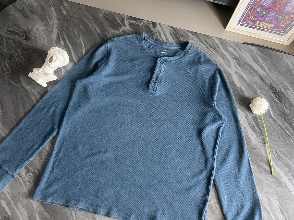 Sonoma Sonoma : Henry Knitted Long Sleeve Shirt Size US L / EU 52-54 / 3 - 1 Thumbnail