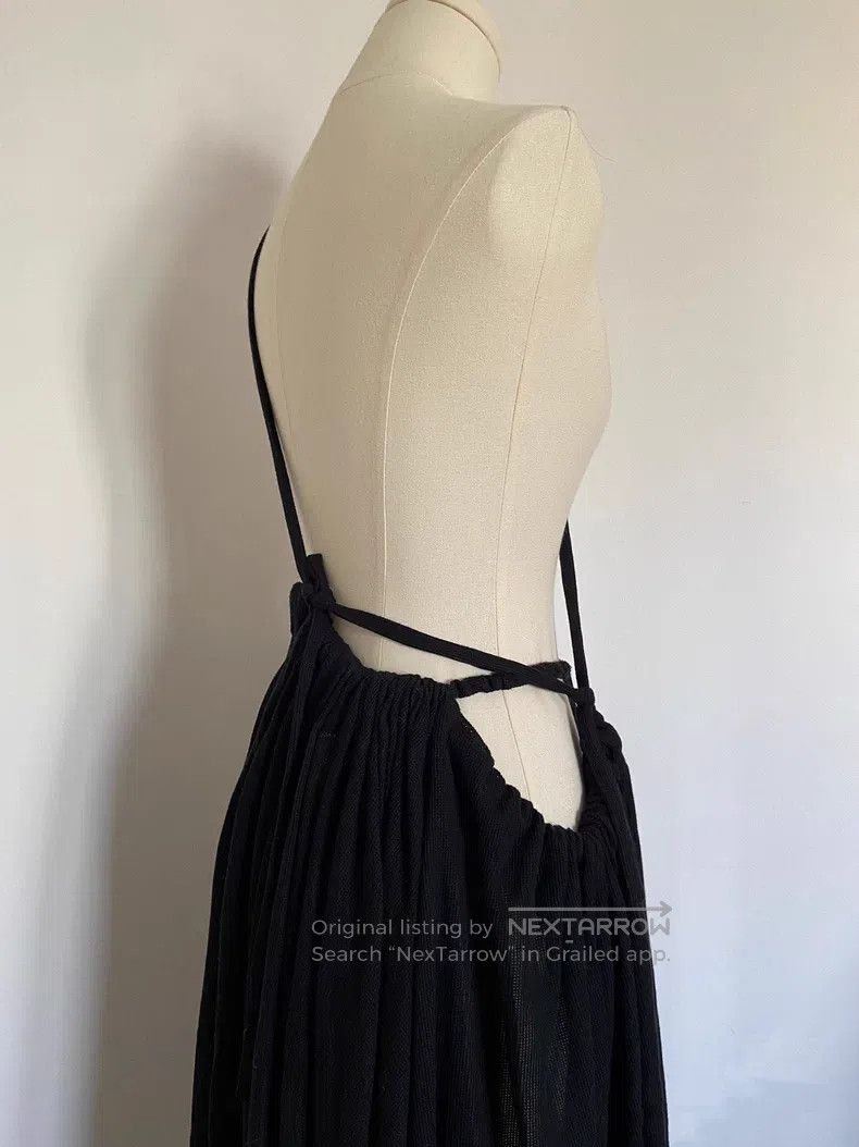 Yohji Yamamoto Yohji Yamamoto size 3 Black strappy skirt Size 25" / US 0 / IT 36 - 1 Thumbnail