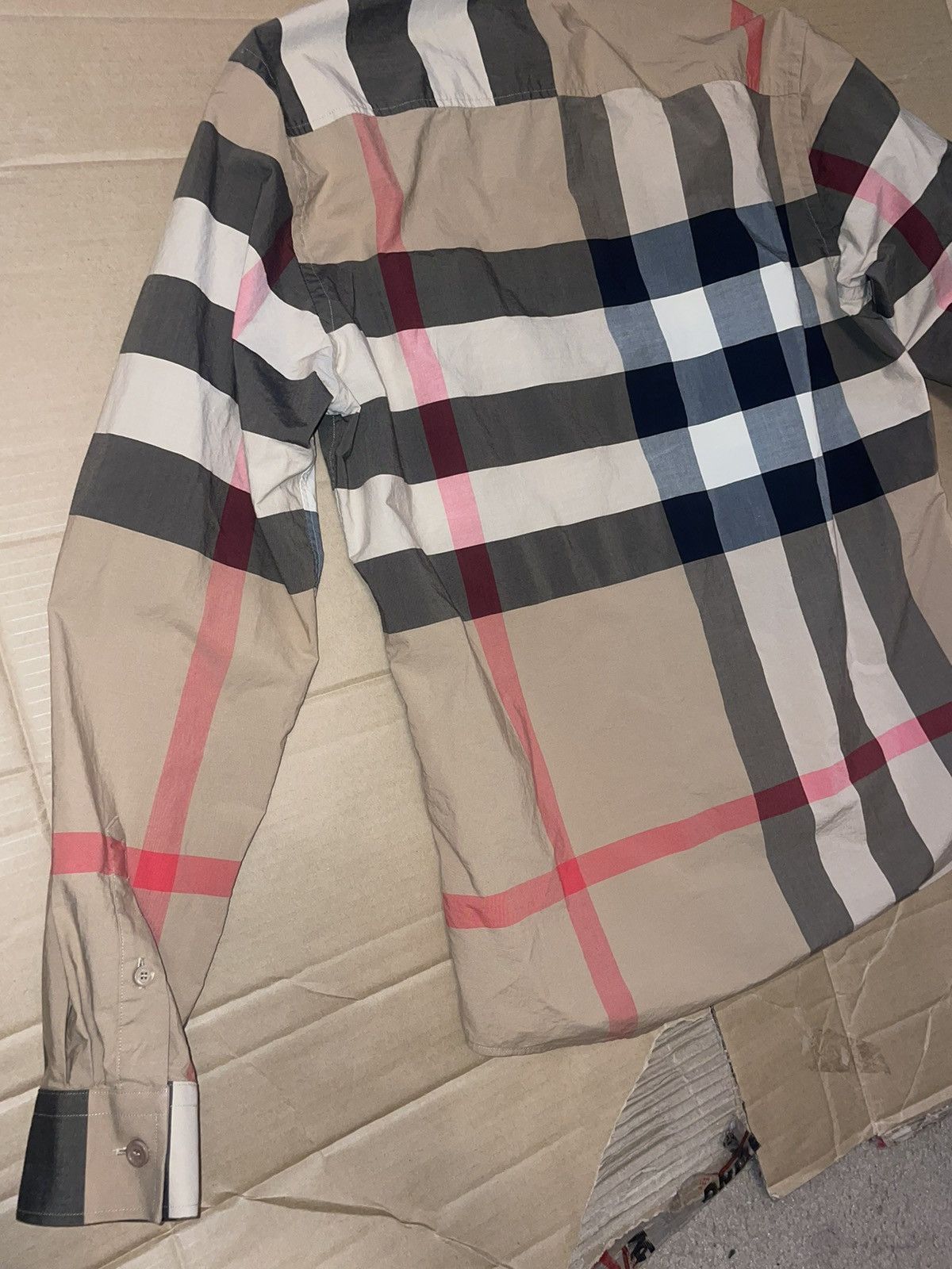 Burberry Burberry Check Long Sleeve Size US L / EU 52-54 / 3 - 6 Thumbnail