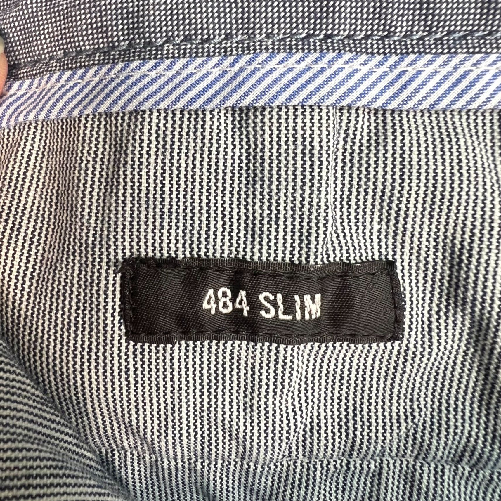 J.Crew J.CREW 484 Slim Fit Mens 31x30 Chino Pants Teal Blue Cotton Blend Slim Straight Front Vintage: No Size US 31 - 4 Thumbnail