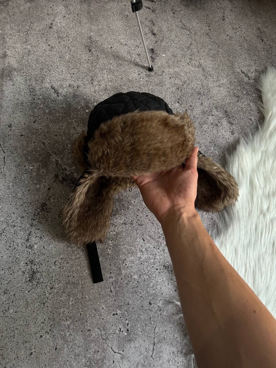 Vintage Vintage Y2K Trapper Fur Fluffy Hat Ushanka Faux USA Size ONE SIZE - 4 Thumbnail
