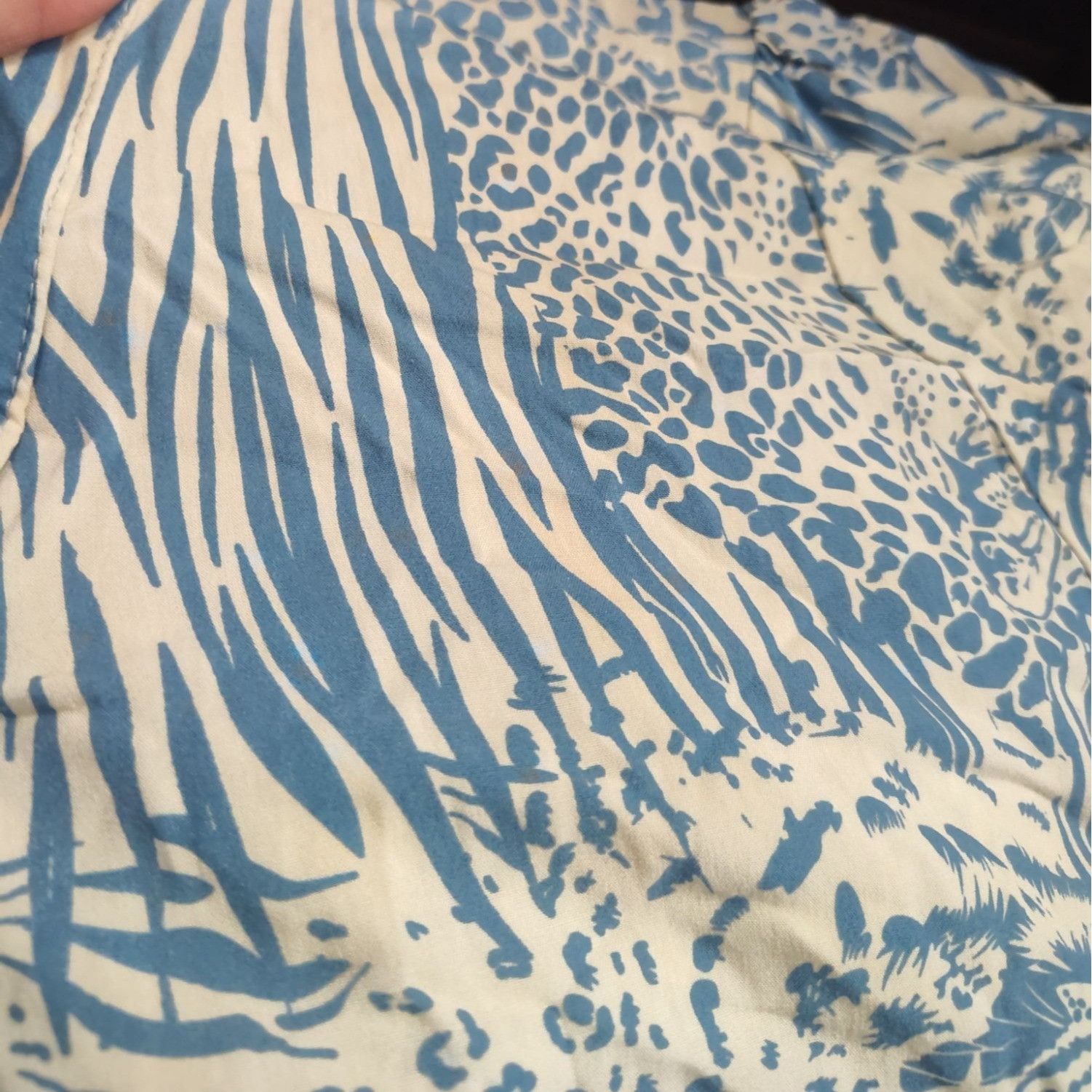 Other Bognar Blu Long Sleeve Blue Animal Print Midi Dress Size M Size M / US 6-8 / IT 42-44 - 9 Thumbnail