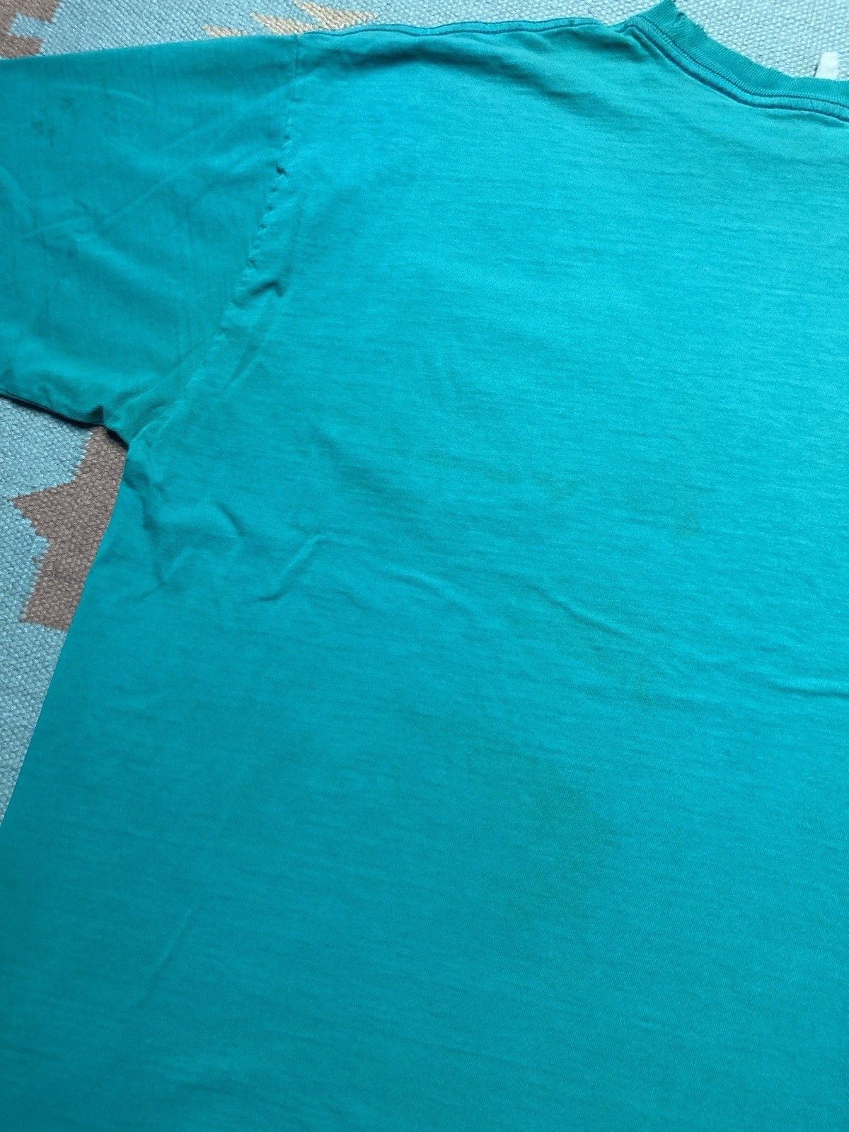 Carhartt × Vintage Carhartt pocket t shirt teal blue aqua distressed boxy XL Size US XL / EU 56 / 4 - 9 Thumbnail