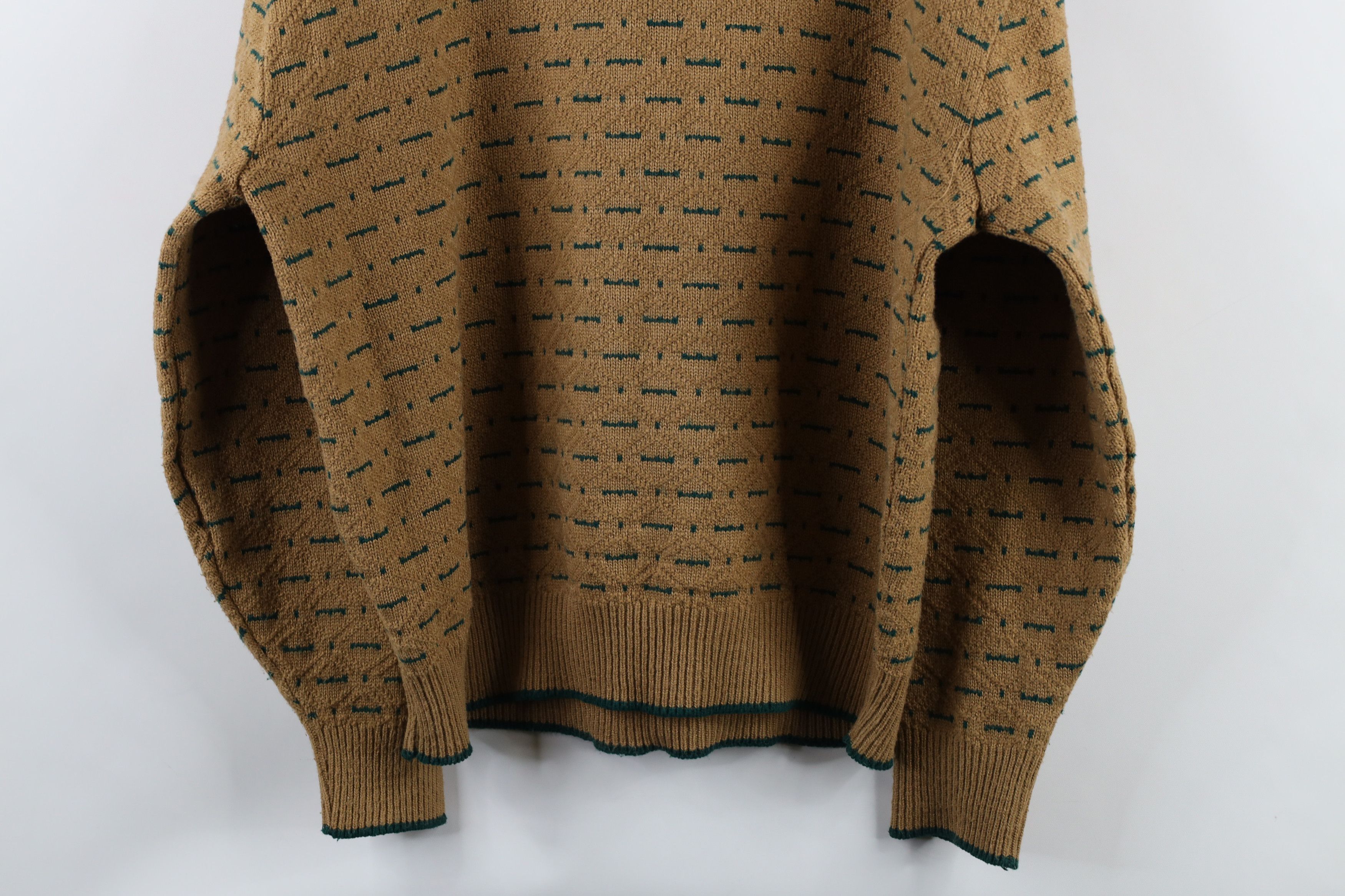 Vintage Vintage 90s Streetwear Diamond Knit Crewneck Sweater USA Size US XL / EU 56 / 4 - 8 Thumbnail