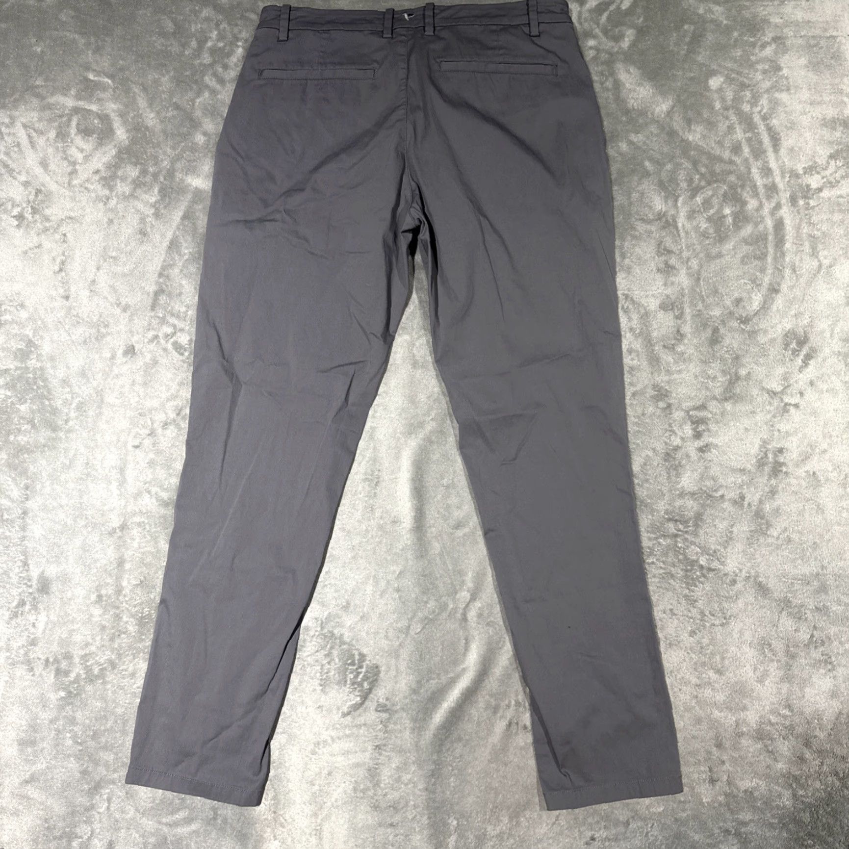 Vintage Bird Dogs Pants Men’s Sz 36x32 Gray Lined Performance Smooth Flat Front Chino Dogs Boom For Your Boomstick Logo Reg Regular Mens Size US 36 / EU 52 - 7 Thumbnail