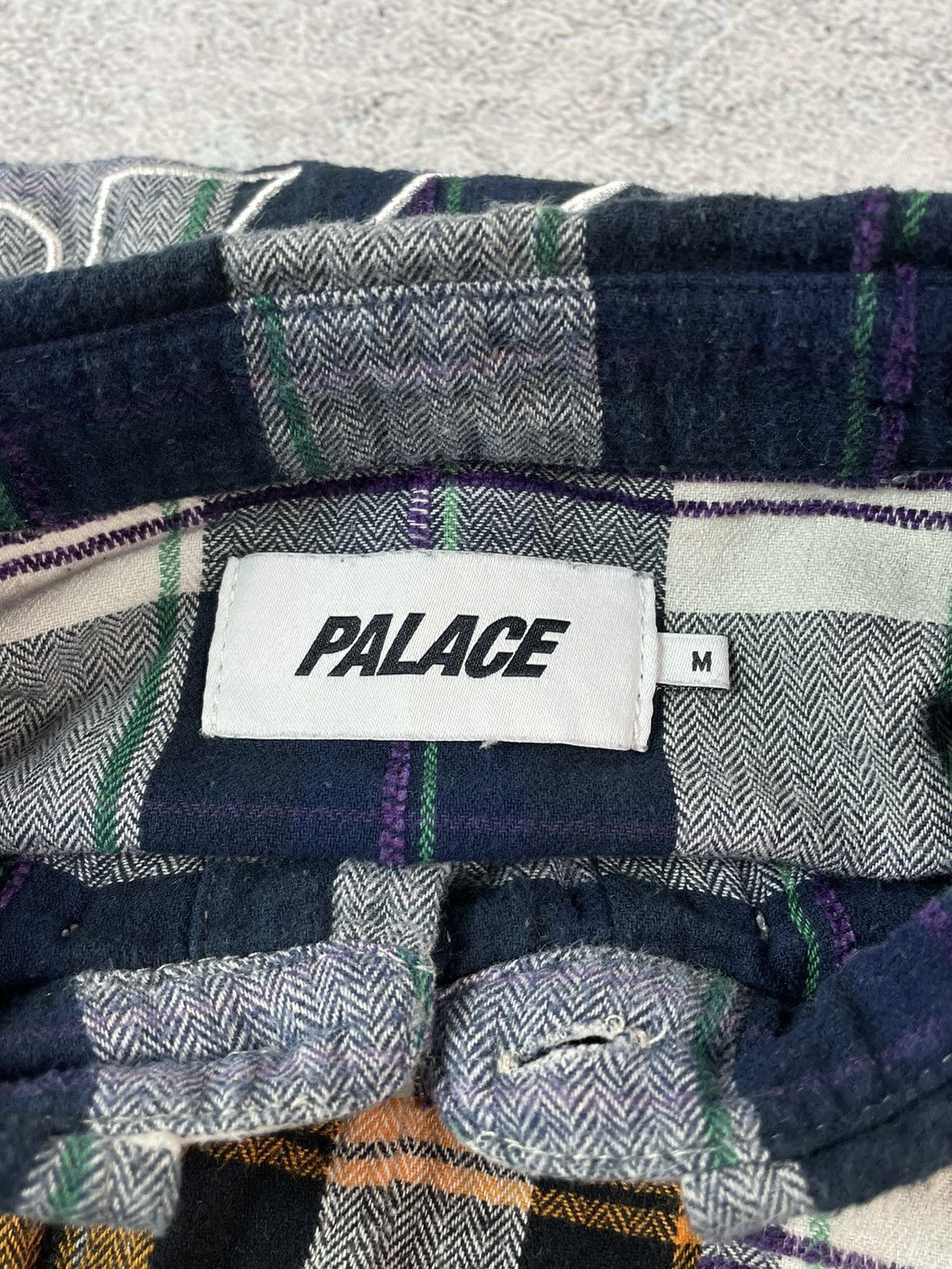 Palace PALACE Skateboarding Checkmate Drop Two Tone Oversized Shirt Size US M / EU 48-50 / 2 - 11 Thumbnail