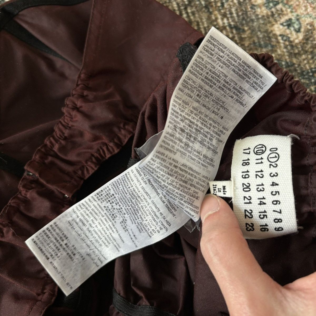 Maison Margiela AW22 waxed cotton bodysuit sweetheart ruched one piece Size M / US 6-8 / IT 42-44 - 4 Thumbnail