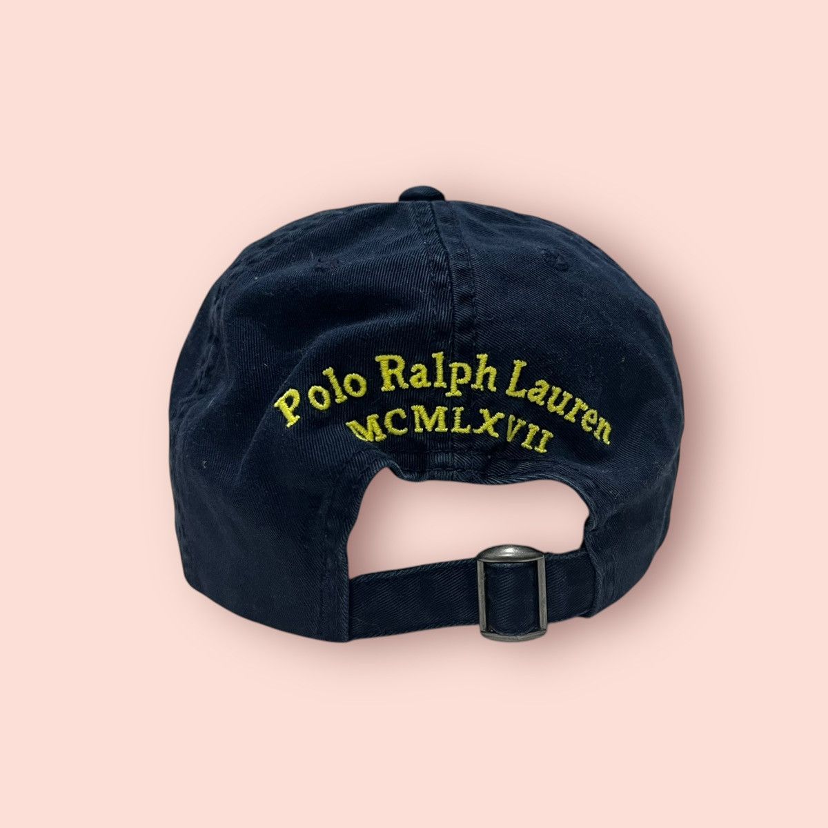 Polo Ralph Lauren × RRL Ralph Lauren × Ralph Lauren VINTAGE POLO RALPH LAUREN NO.3 BIG PONY STRAPBACK Size ONE SIZE - 12 Thumbnail