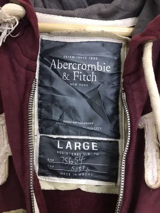 Abercrombie & Fitch Abercrombie & Fitch Zipper Hoodies Jacket Size US L / EU 52-54 / 3 - 4 Thumbnail