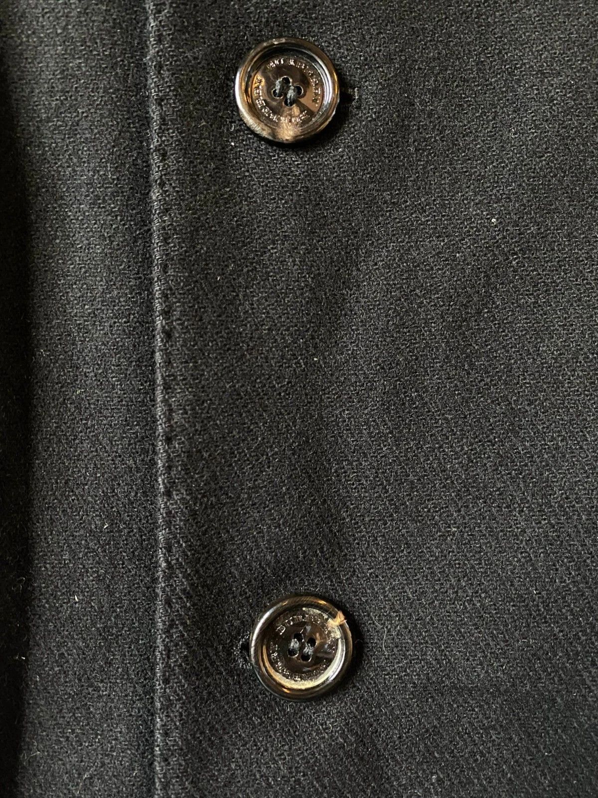 Burberry Burberry Black Wool Tailored Coat made and tailored in Italy Size US M / EU 48-50 / 2 - 3 Thumbnail