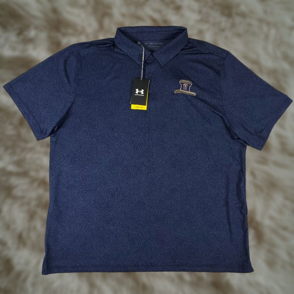 Under Armour Under Armour Polo Shirt Mens 2XL Blue Golf Casual Short Sleeve Shirt Polo Mens Blue 2XL Regular Size US XXL / EU 58 / 5 - 1 Thumbnail