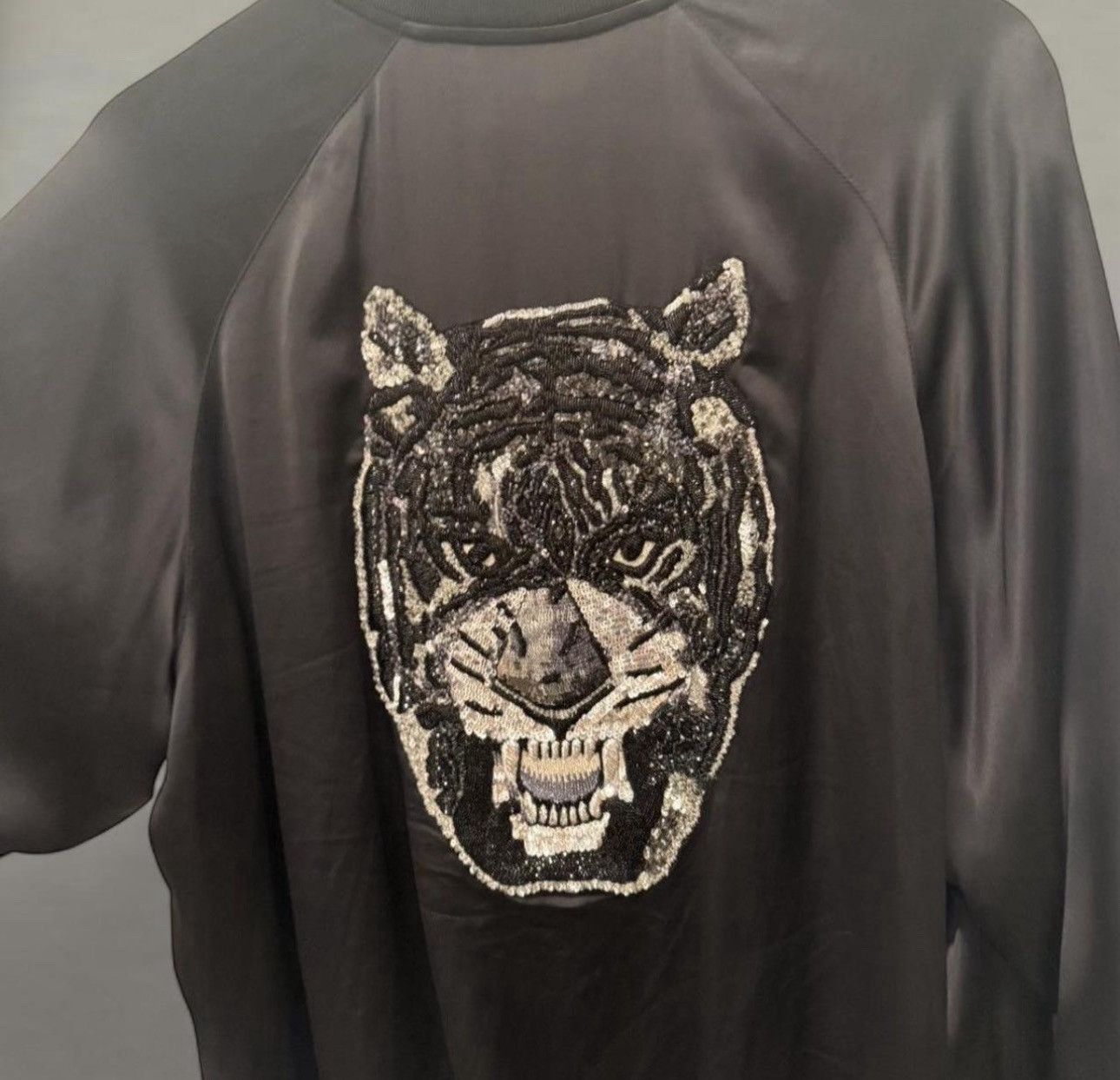 Saint Laurent Paris Saint Laurent 2016 Palladium Tiger "Teddy" Bomber Jacket M Size US M / EU 48-50 / 2 - 3 Thumbnail