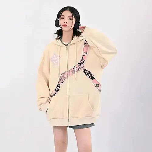 Japanese Brand × Vintage Letter Printed Sweatshirts Hoodie Size US L / EU 52-54 / 3 - 1 Thumbnail