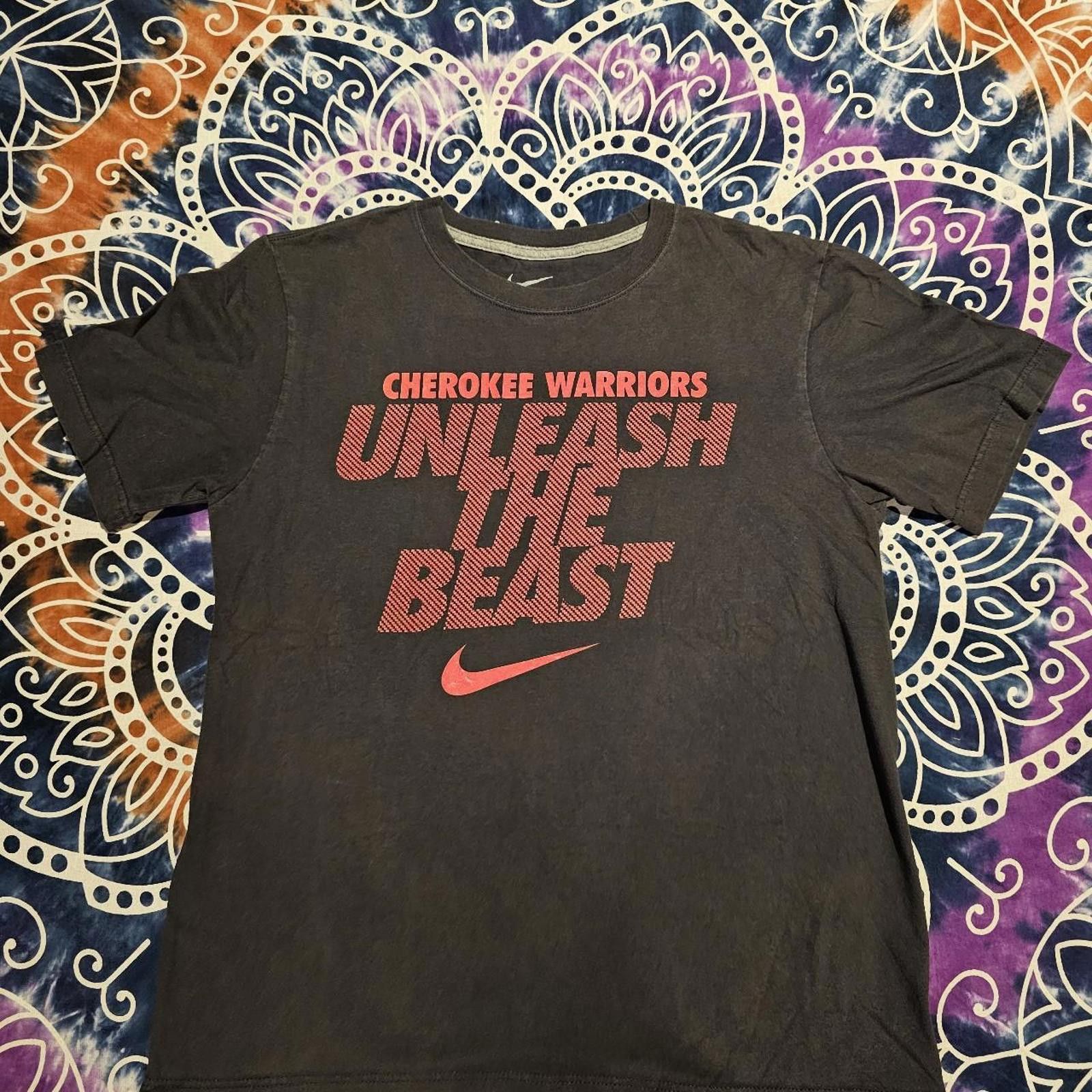 Nike Nike Men's Black and Red T-shirt Unleash the Beast Size US M / EU 48-50 / 2 - 1 Thumbnail
