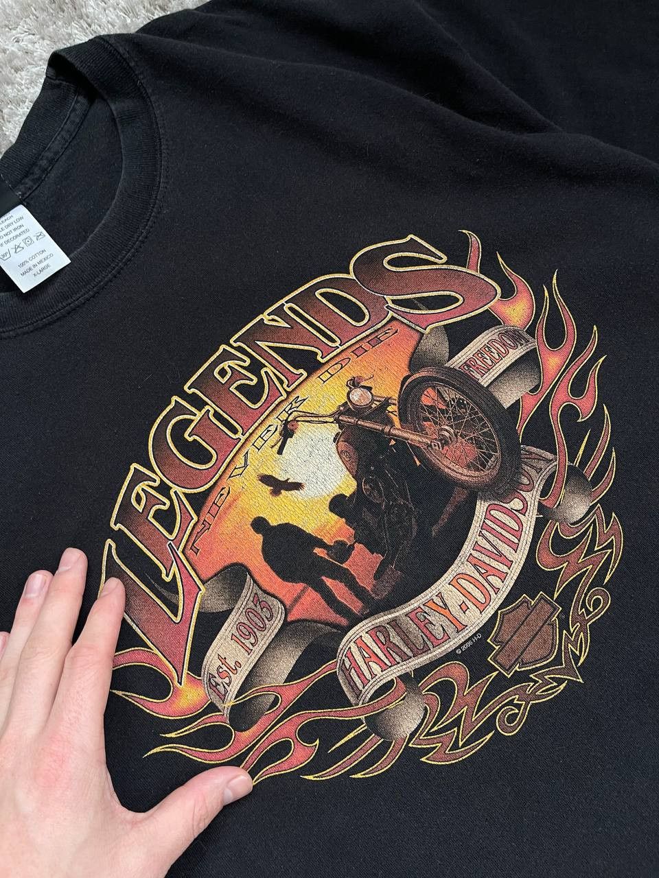 Harley Davidson × Vintage Vintage rare 90s Harley Davidson legends 2006 Chester Size US XL / EU 56 / 4 - 6 Thumbnail